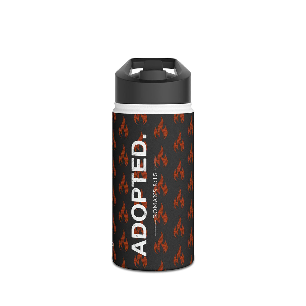 ADOPTED Stainless Steel Water Bottle | Romans 8:15 | Jesus DNA Collection
