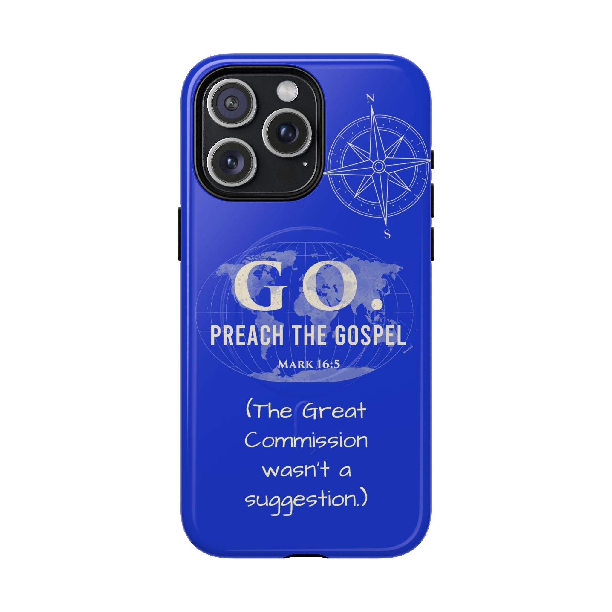 GO. Preach the Gospel MagSafe Phone Case – The Great Commission Collection