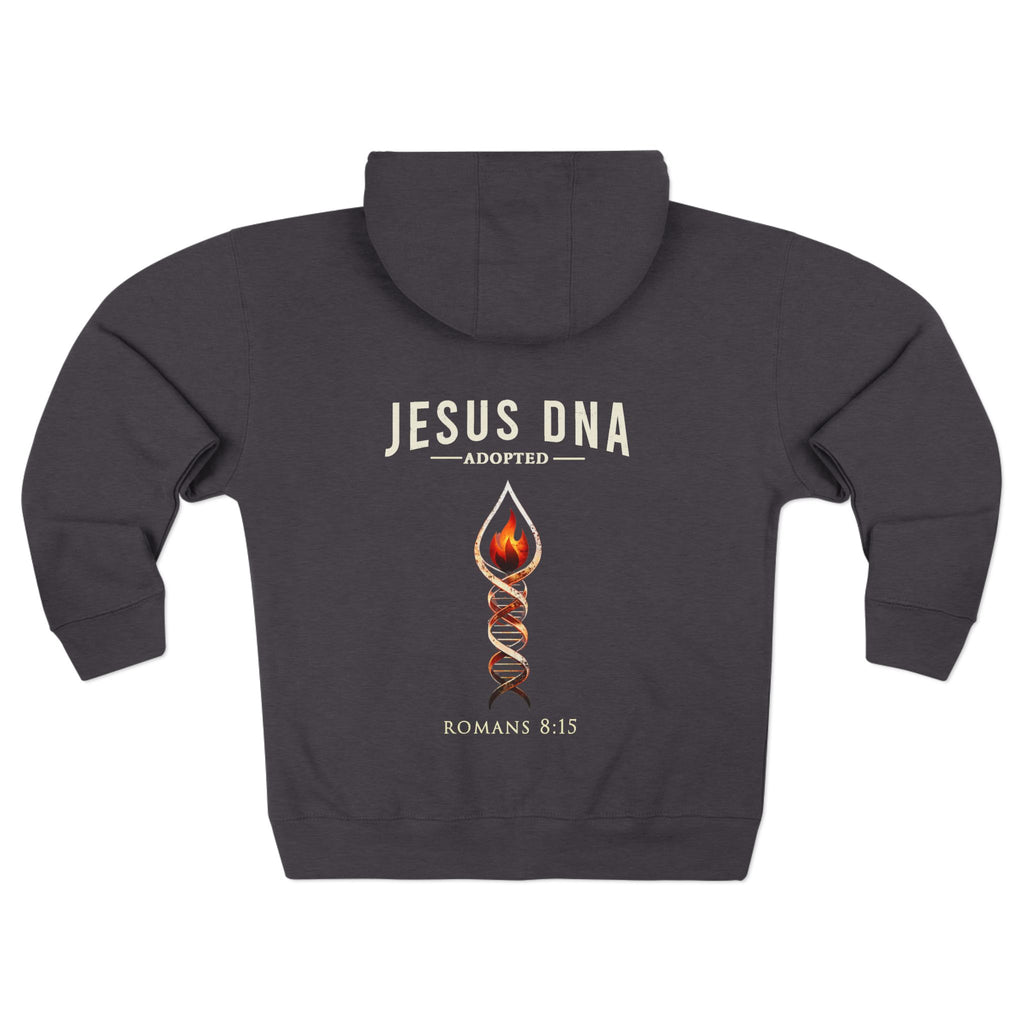 Jesus DNA Zip Hoodie | Faith-Based Christian Zip-Up