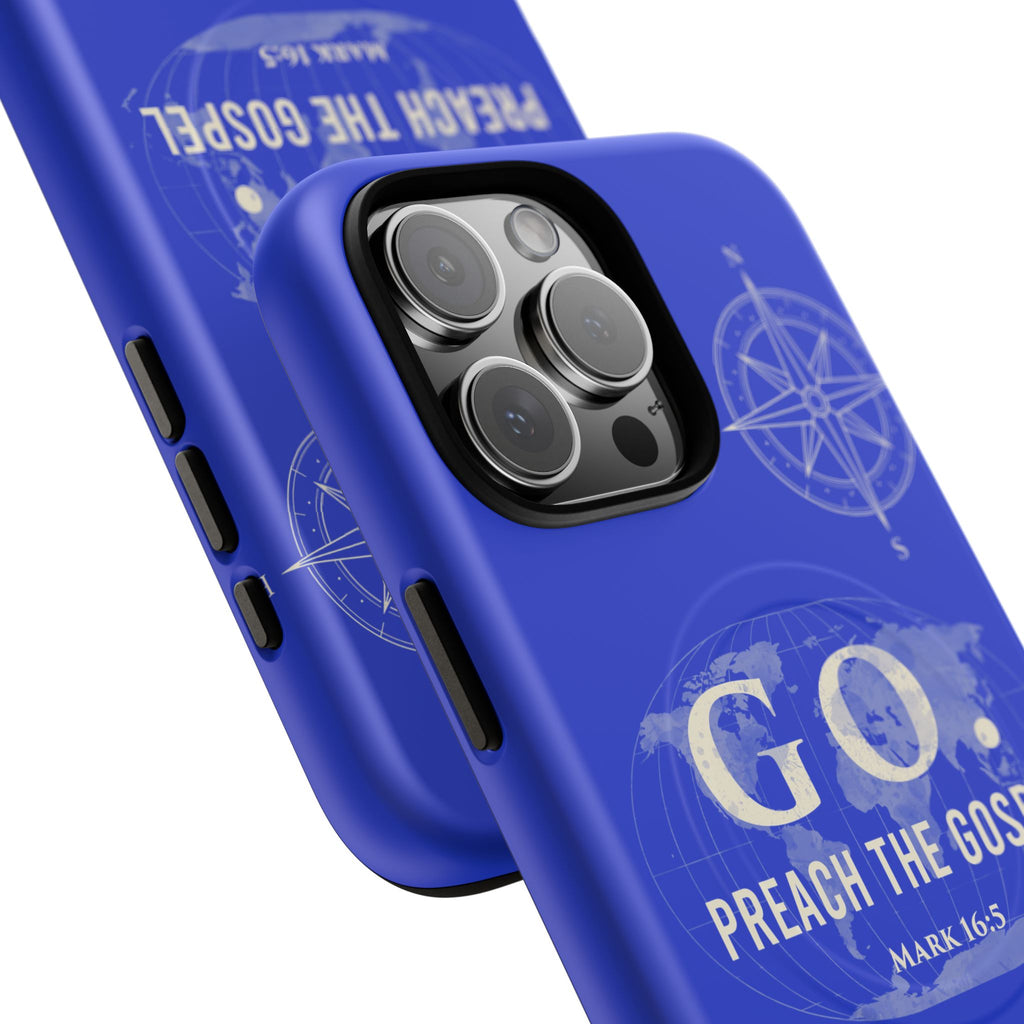GO. Preach the Gospel MagSafe Phone Case – The Great Commission Collection