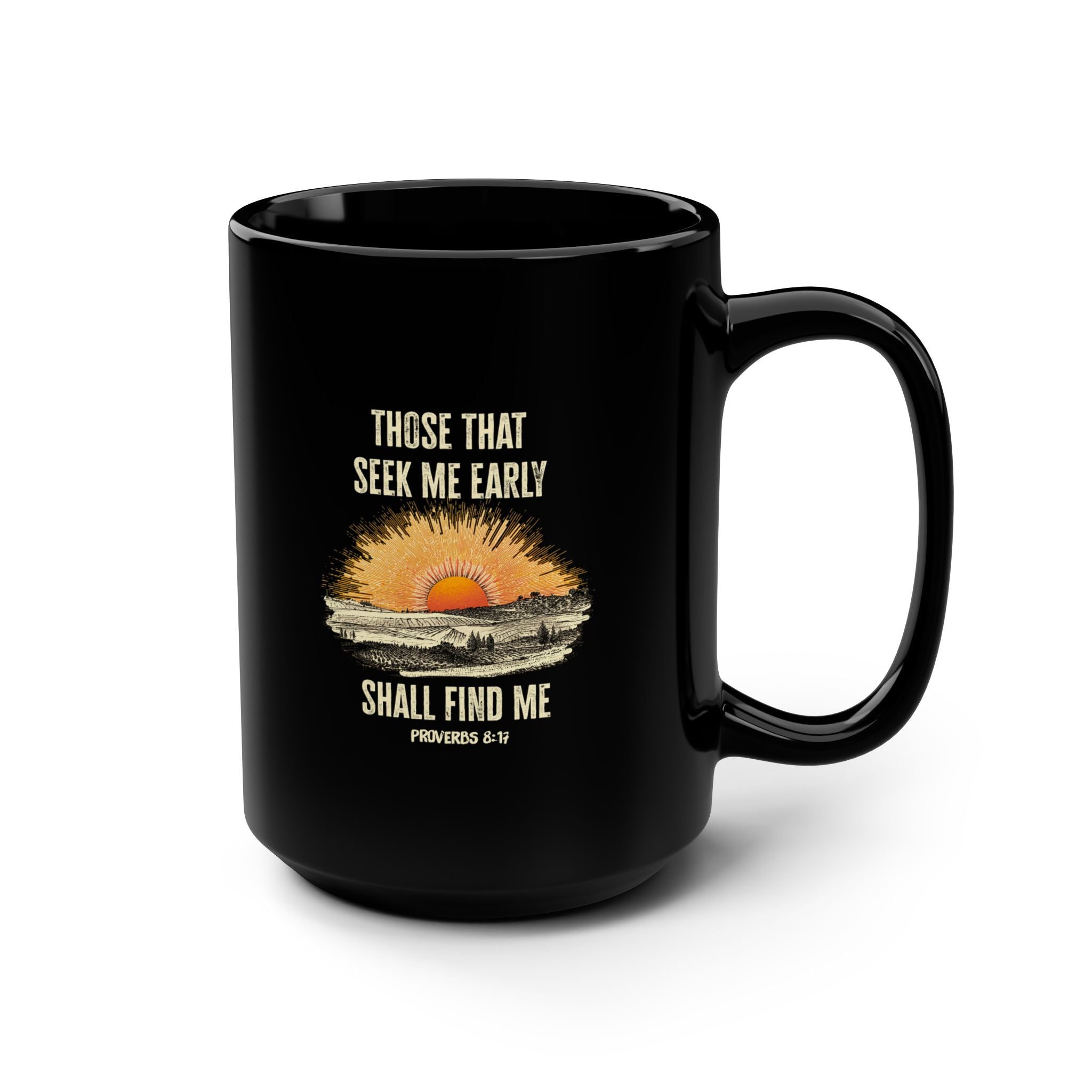 Black Mug, 15oz