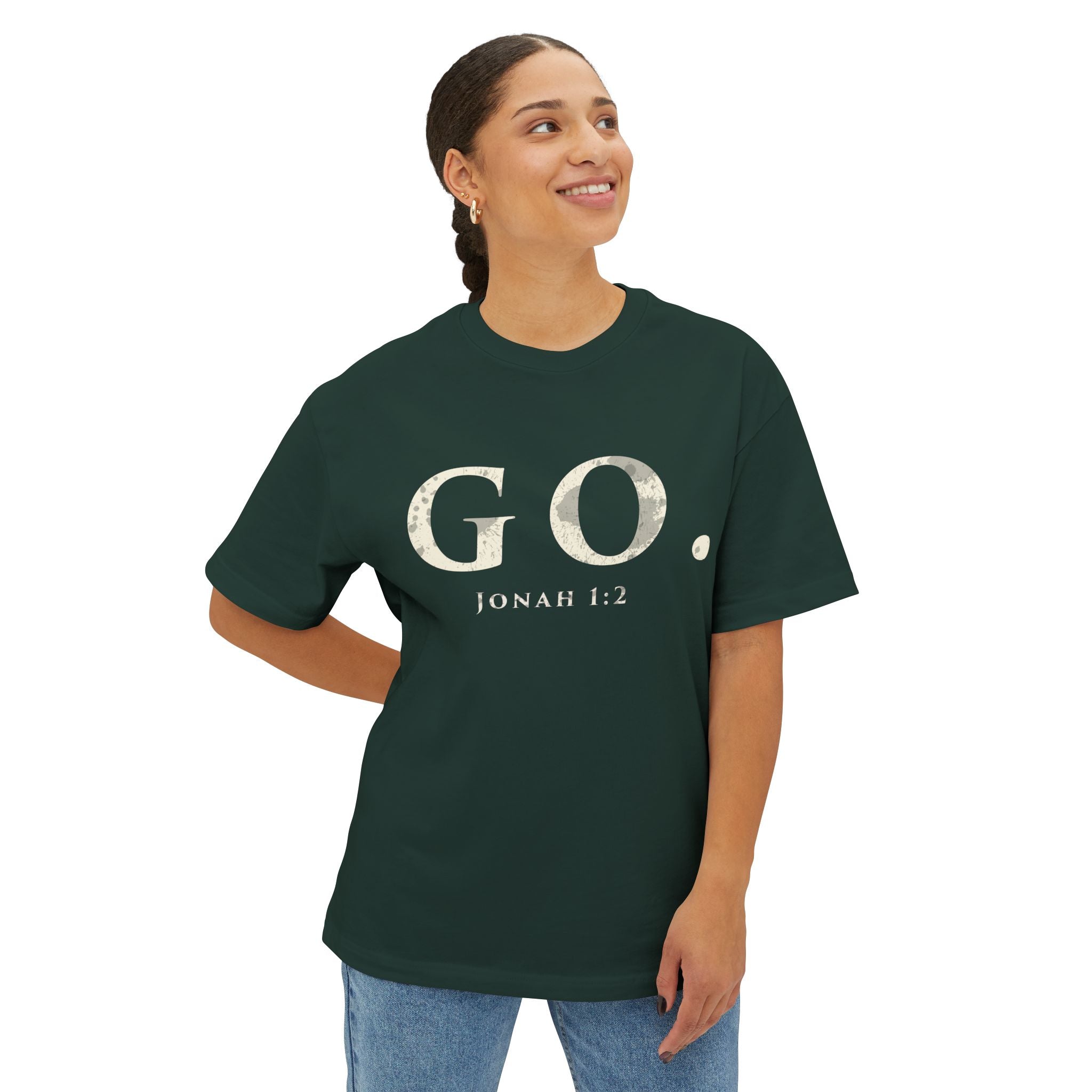 GO. Nineveh/Jacksonville Unisex Oversized Boxy Tee