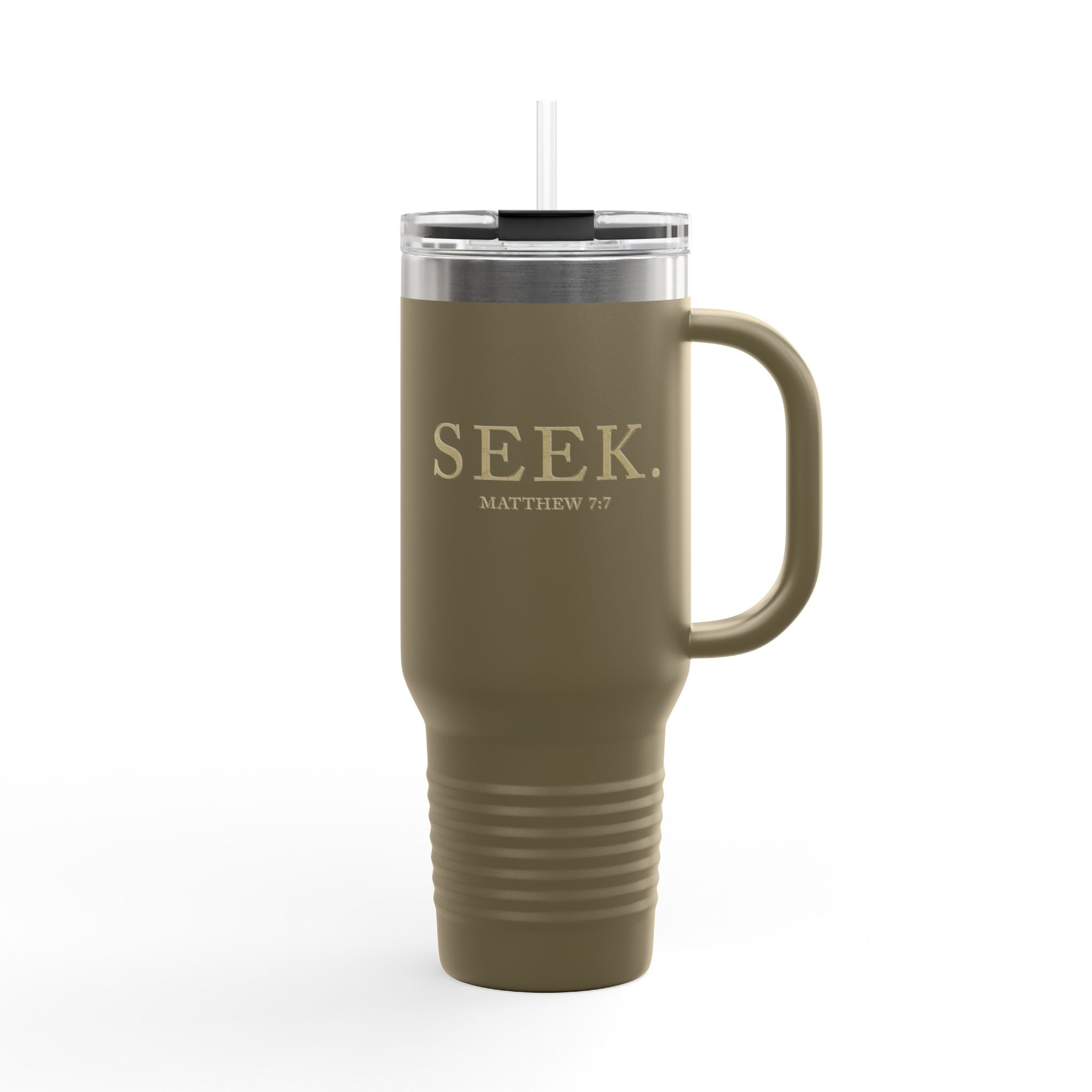 SEEK. 40 oz Insulated Travel Mug – Path Collection (Polar Camel)