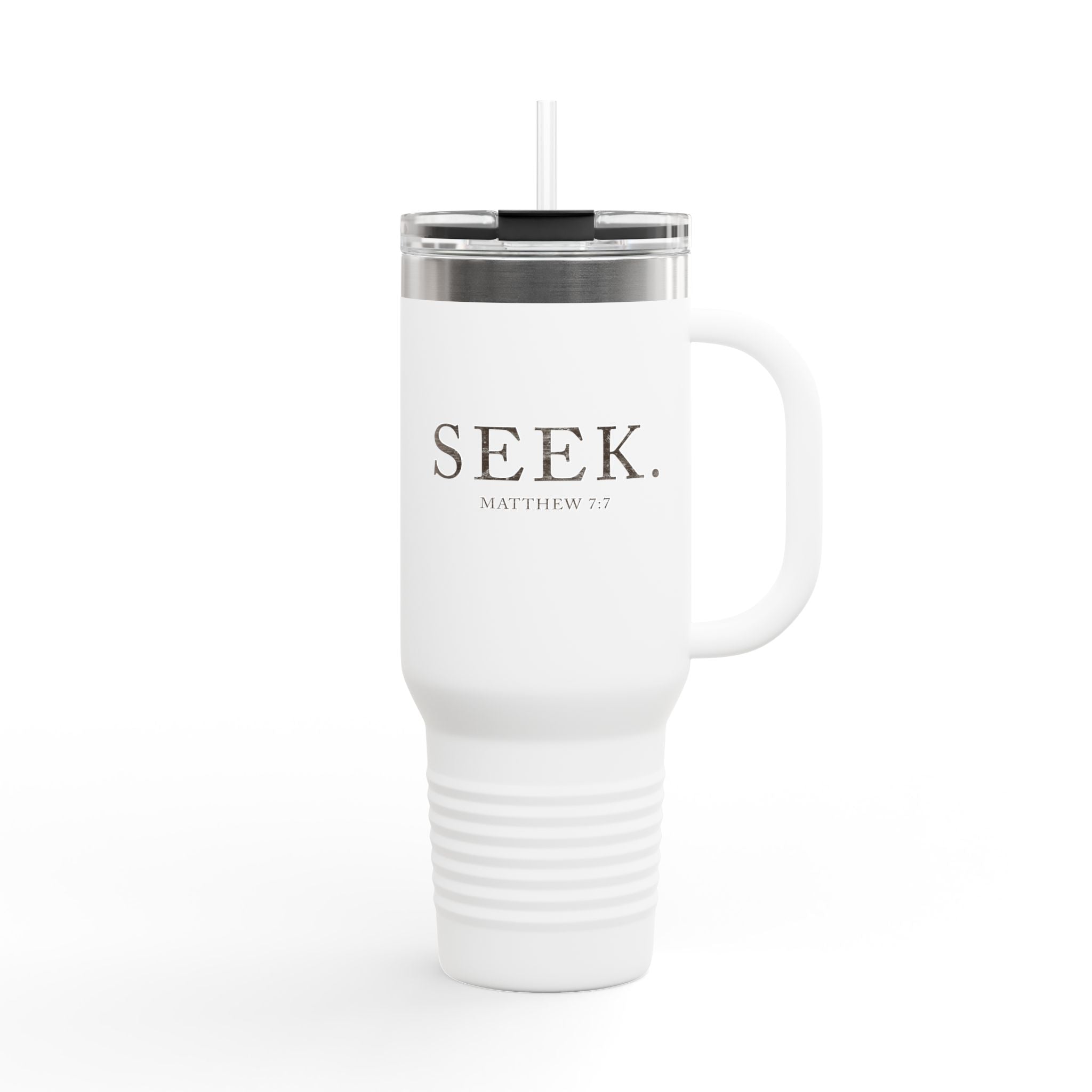 SEEK. 40 oz Insulated Travel Mug – Path Collection (Polar Camel)