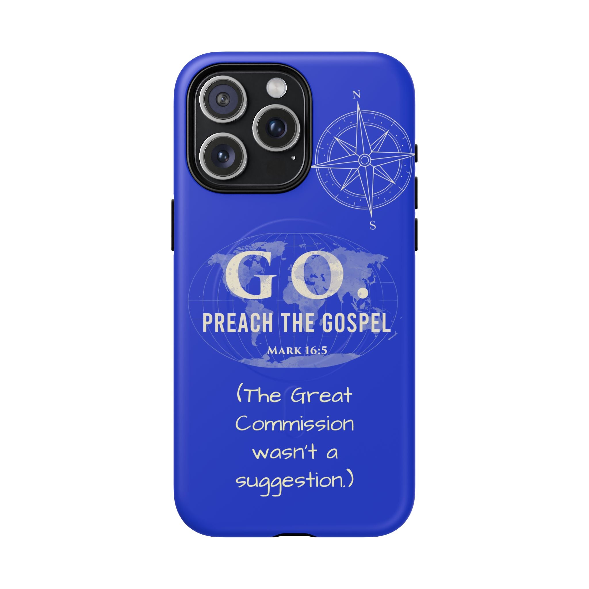 GO. Preach the Gospel MagSafe Phone Case – The Great Commission Collection