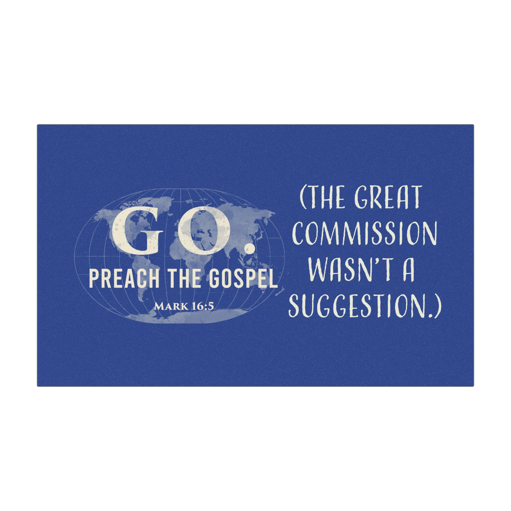 GO. Preach the Gospel Car Magnet – The Great Commission Collection