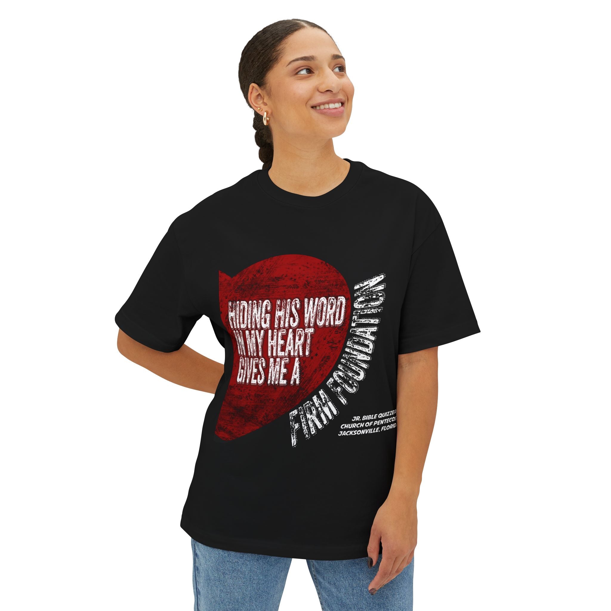 (ADULT) Church of Pentecost Jr. Bible Quizzers Oversized Boxy Tee