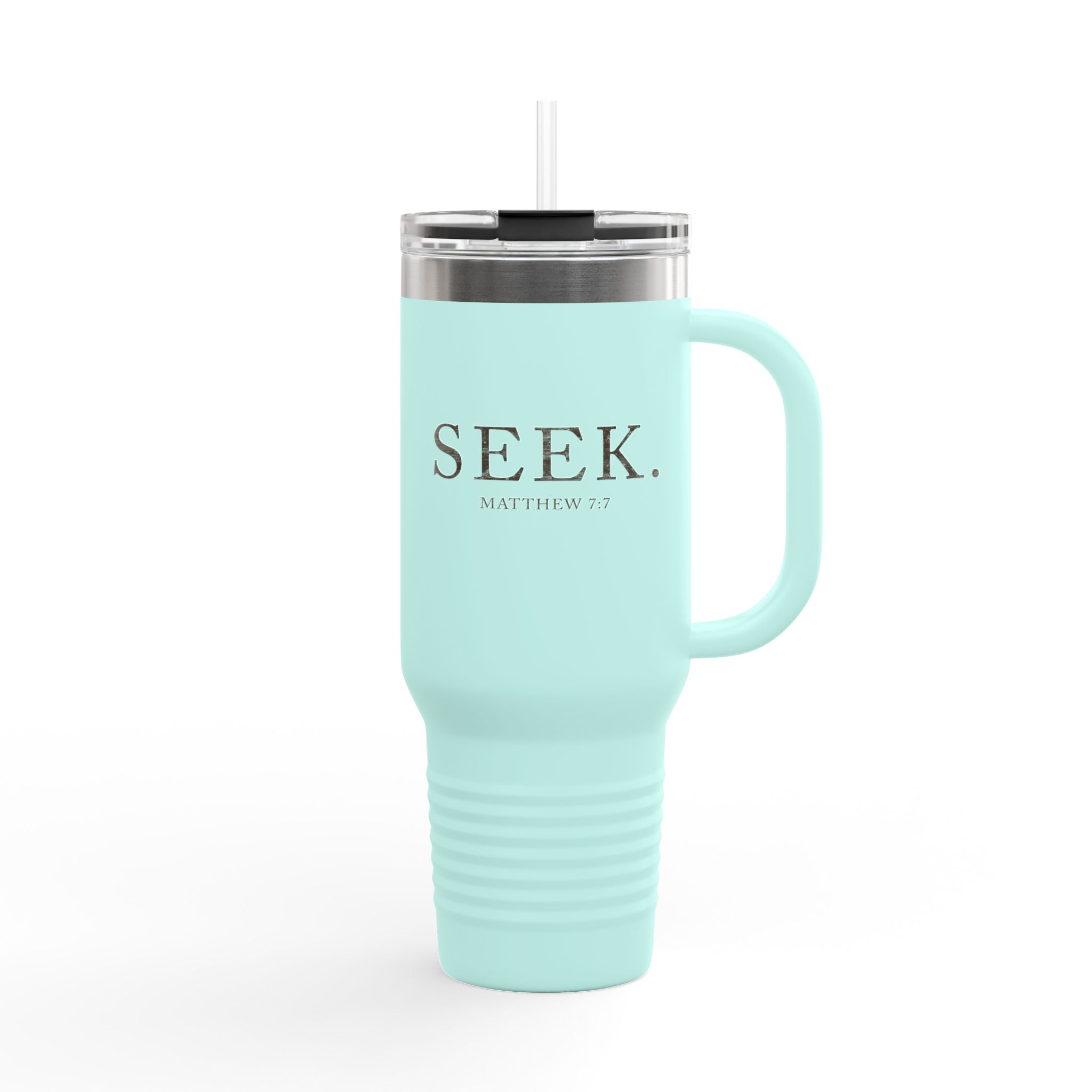 SEEK. 40 oz Insulated Travel Mug – Path Collection (Polar Camel)