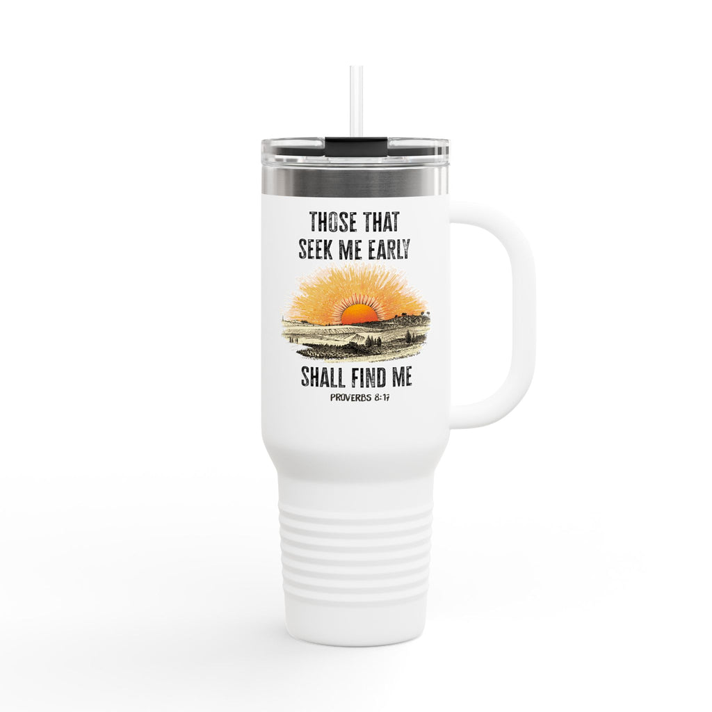 Seek Me Early Polar Camel Insulated Travel Mug, 40oz