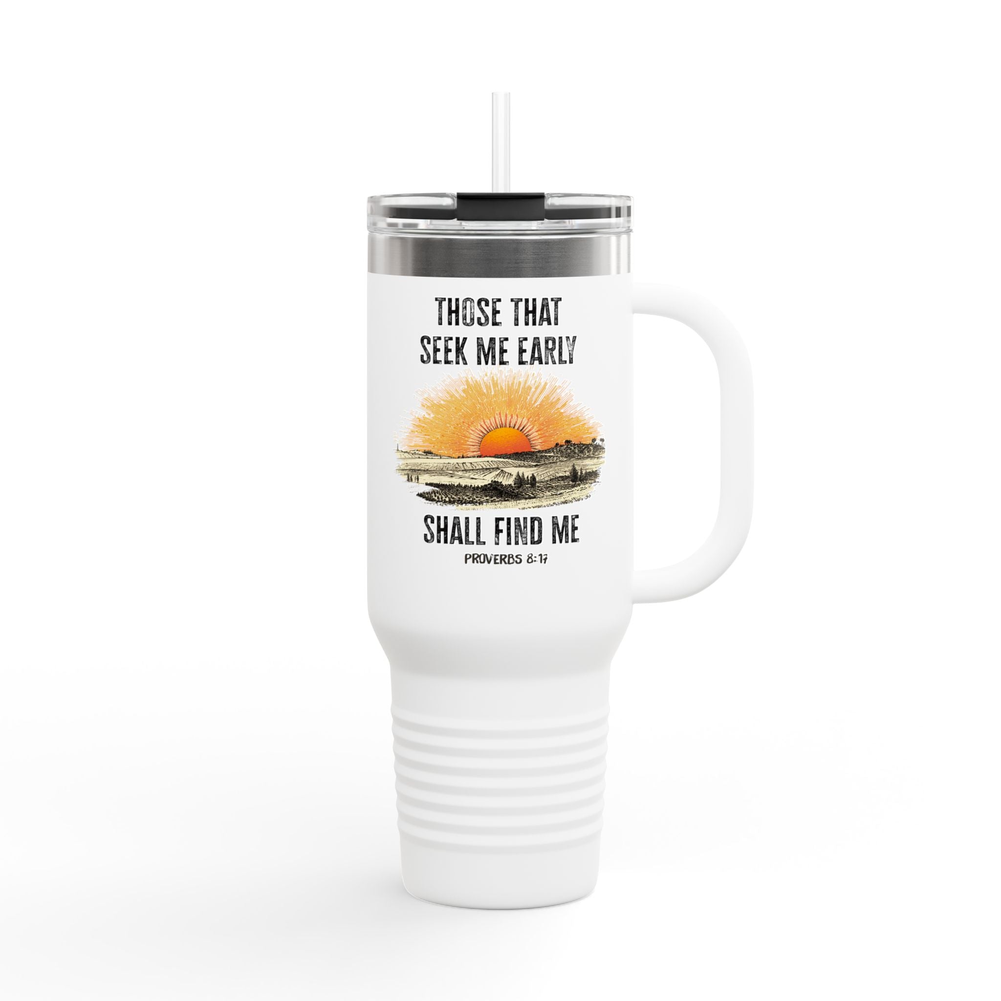 Seek Me Early Polar Camel Insulated Travel Mug, 40oz