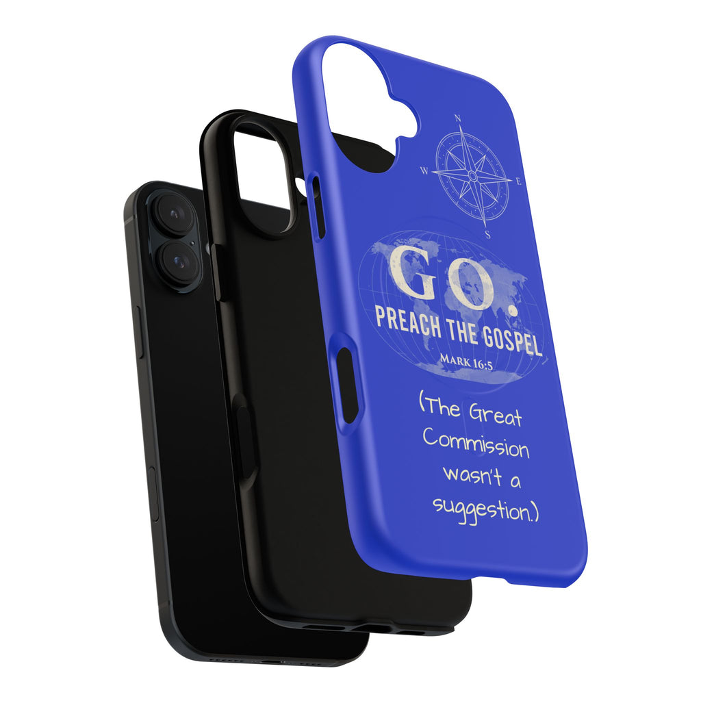 GO. Preach the Gospel MagSafe Phone Case – The Great Commission Collection