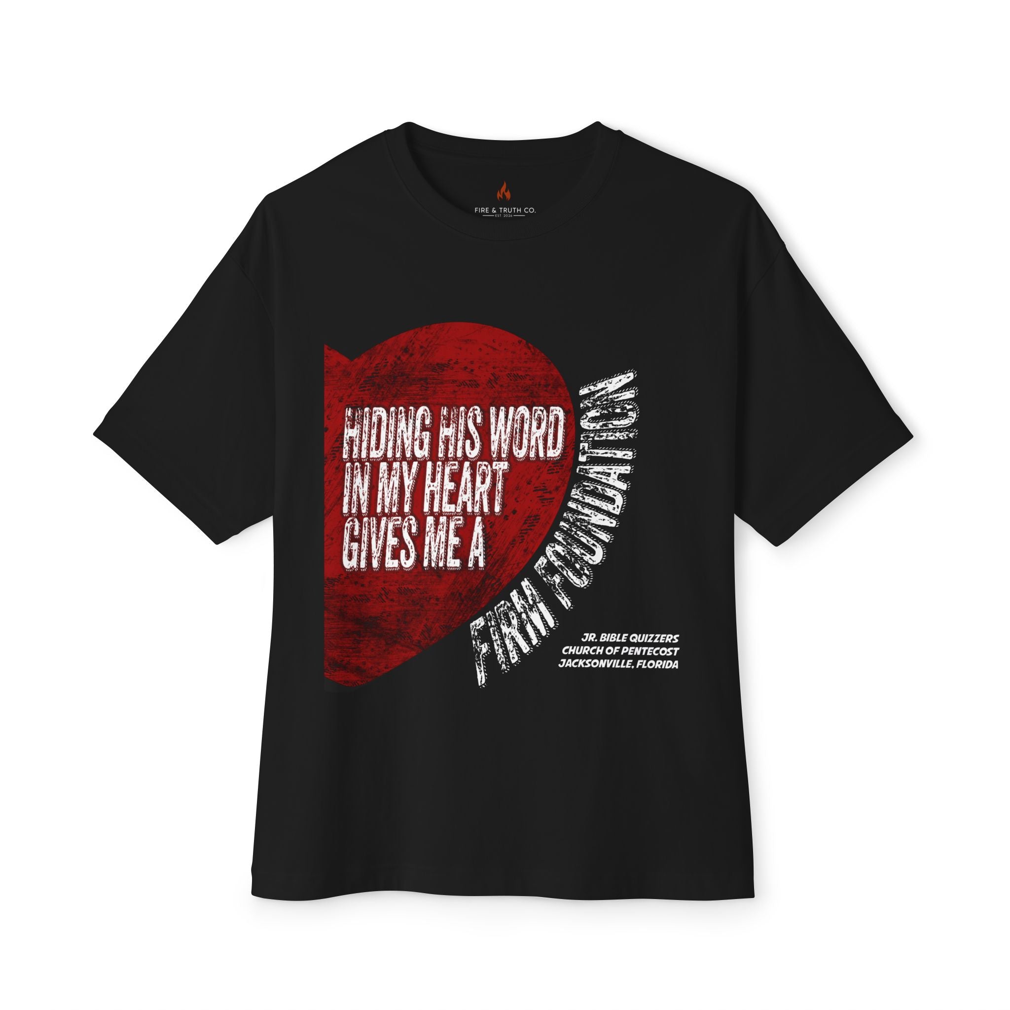(ADULT) Church of Pentecost Jr. Bible Quizzers Oversized Boxy Tee