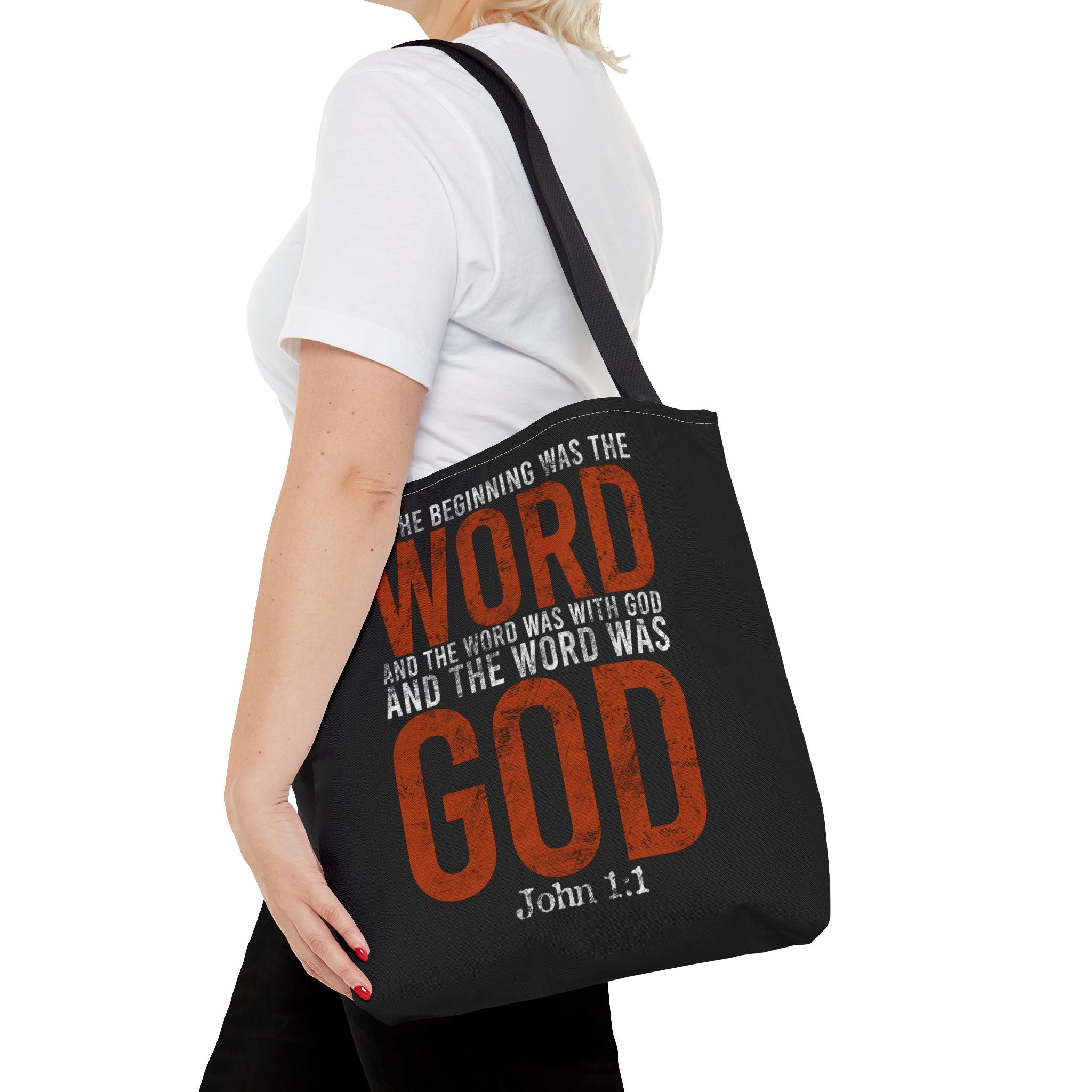 In the Beginning Was the Word Tote Bag – John 1:1 (Refining Fire)