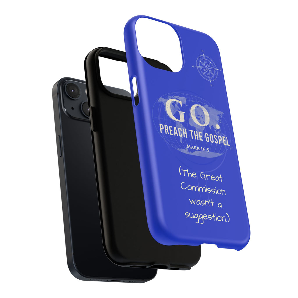GO. Preach the Gospel MagSafe Phone Case – The Great Commission Collection