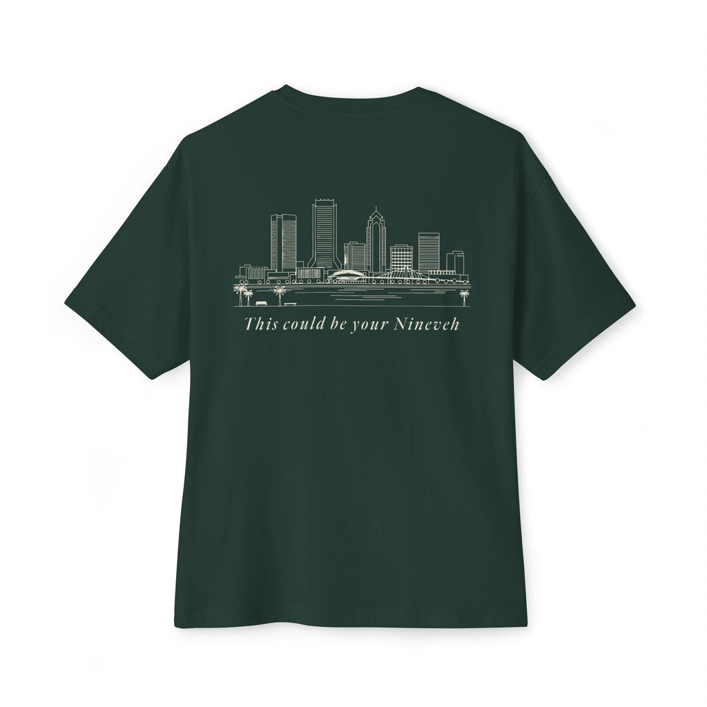 GO. Nineveh/Jacksonville Unisex Oversized Boxy Tee