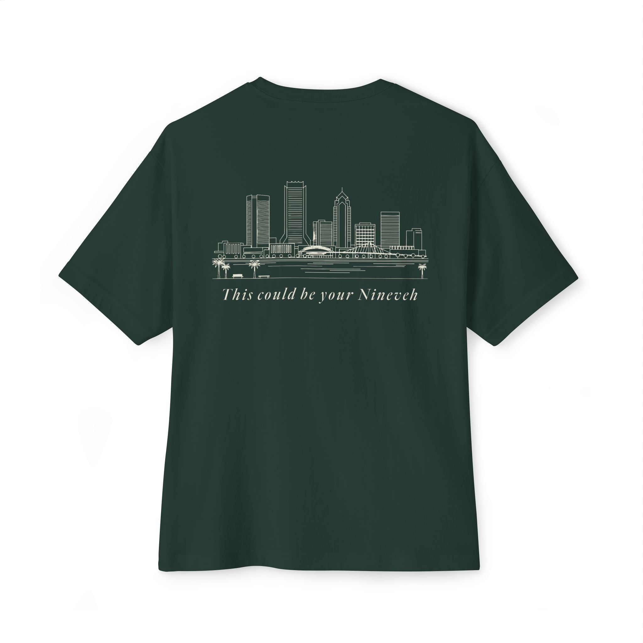 GO. Nineveh/Jacksonville Unisex Oversized Boxy Tee