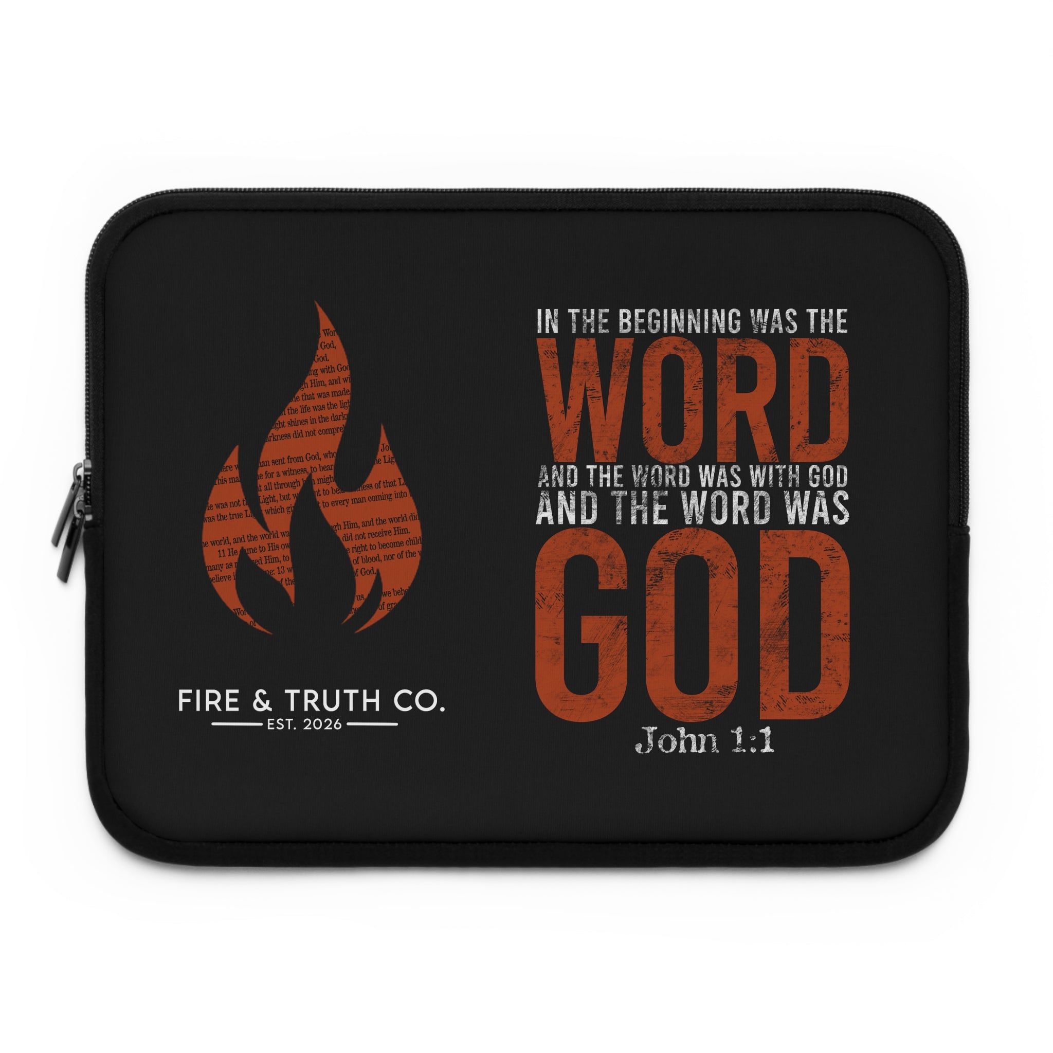 In the Beginning Was the Word--John 1:1 Laptop Sleeve