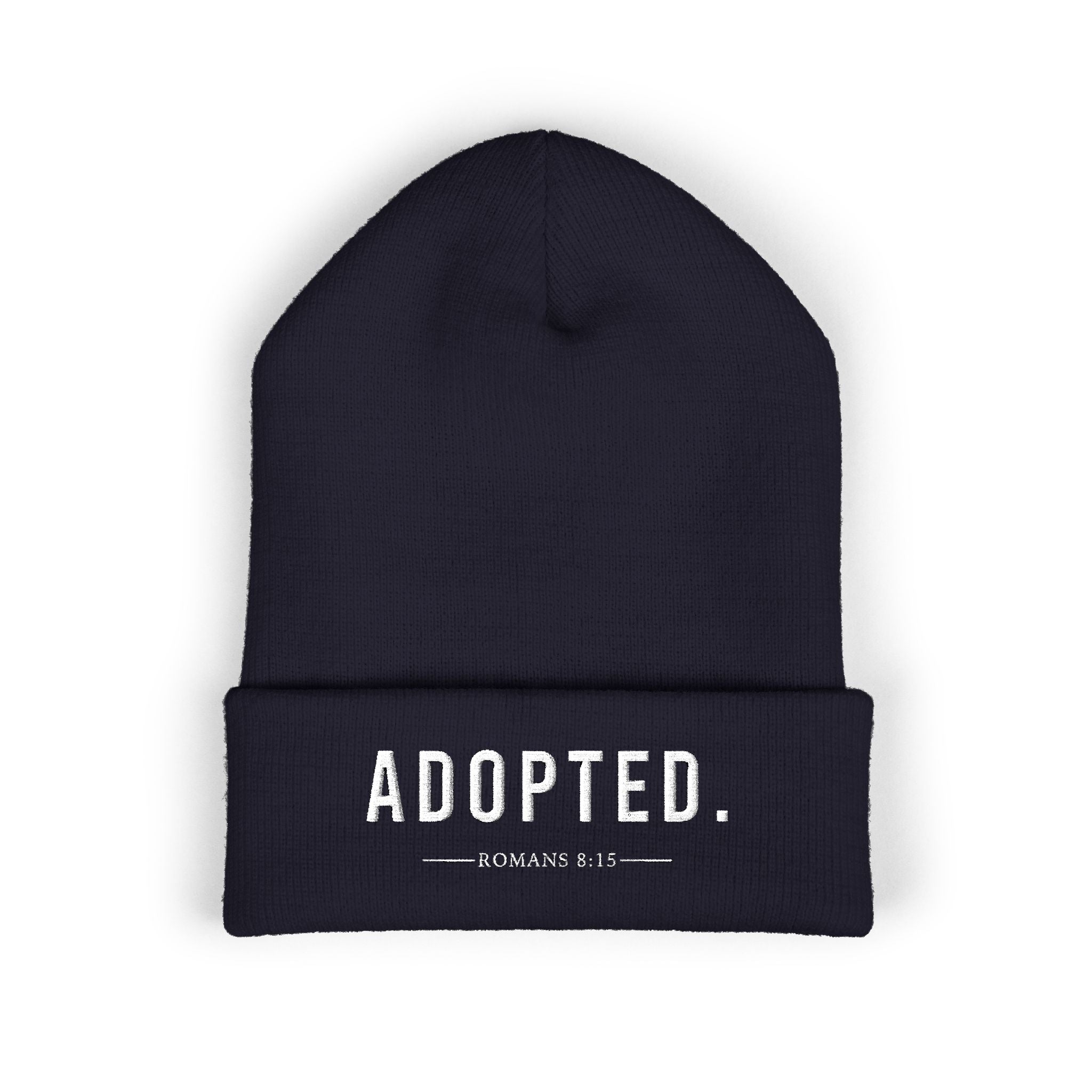 ADOPTED Classic Cuffed Beanie (Embroidery)