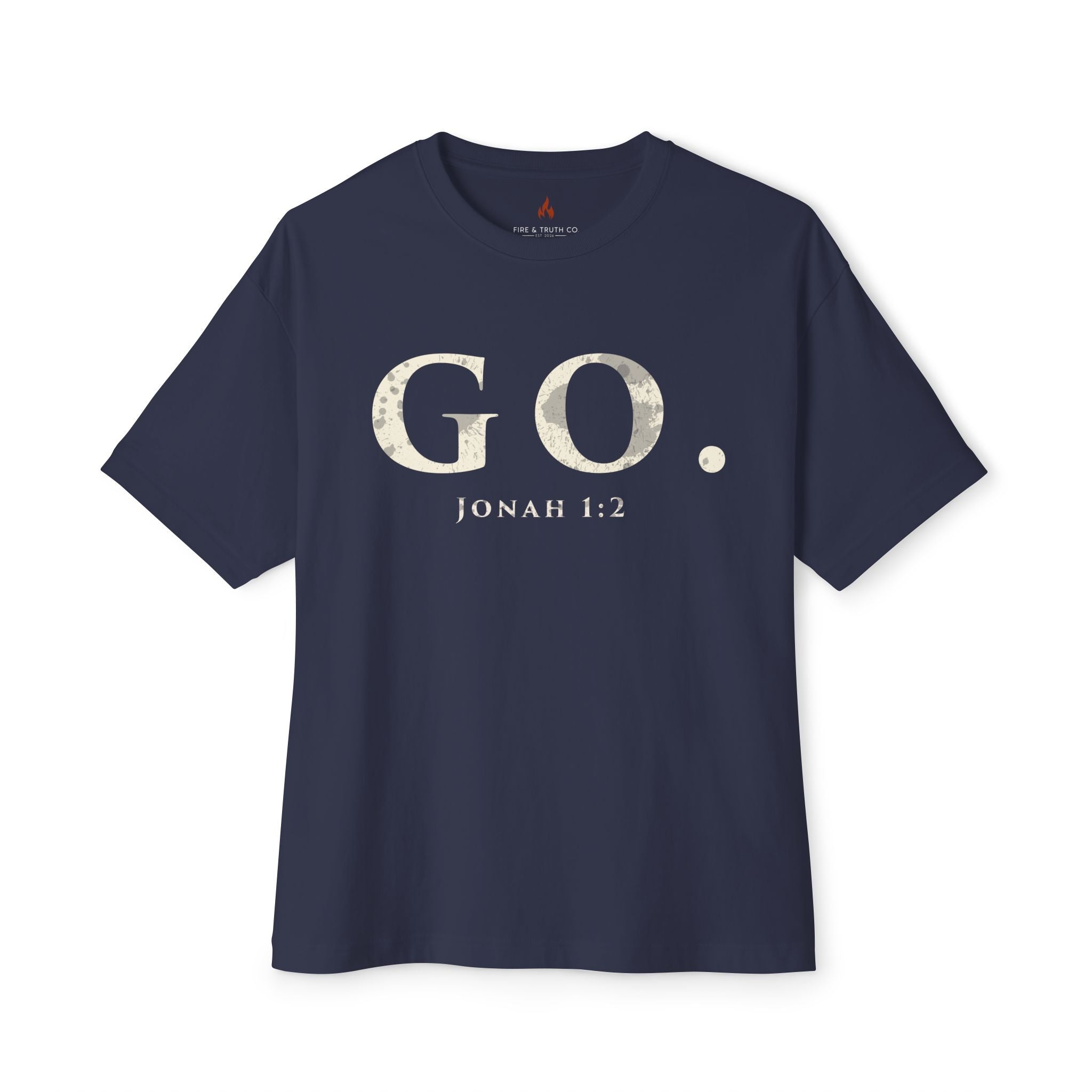 GO. Nineveh/Jacksonville Unisex Oversized Boxy Tee
