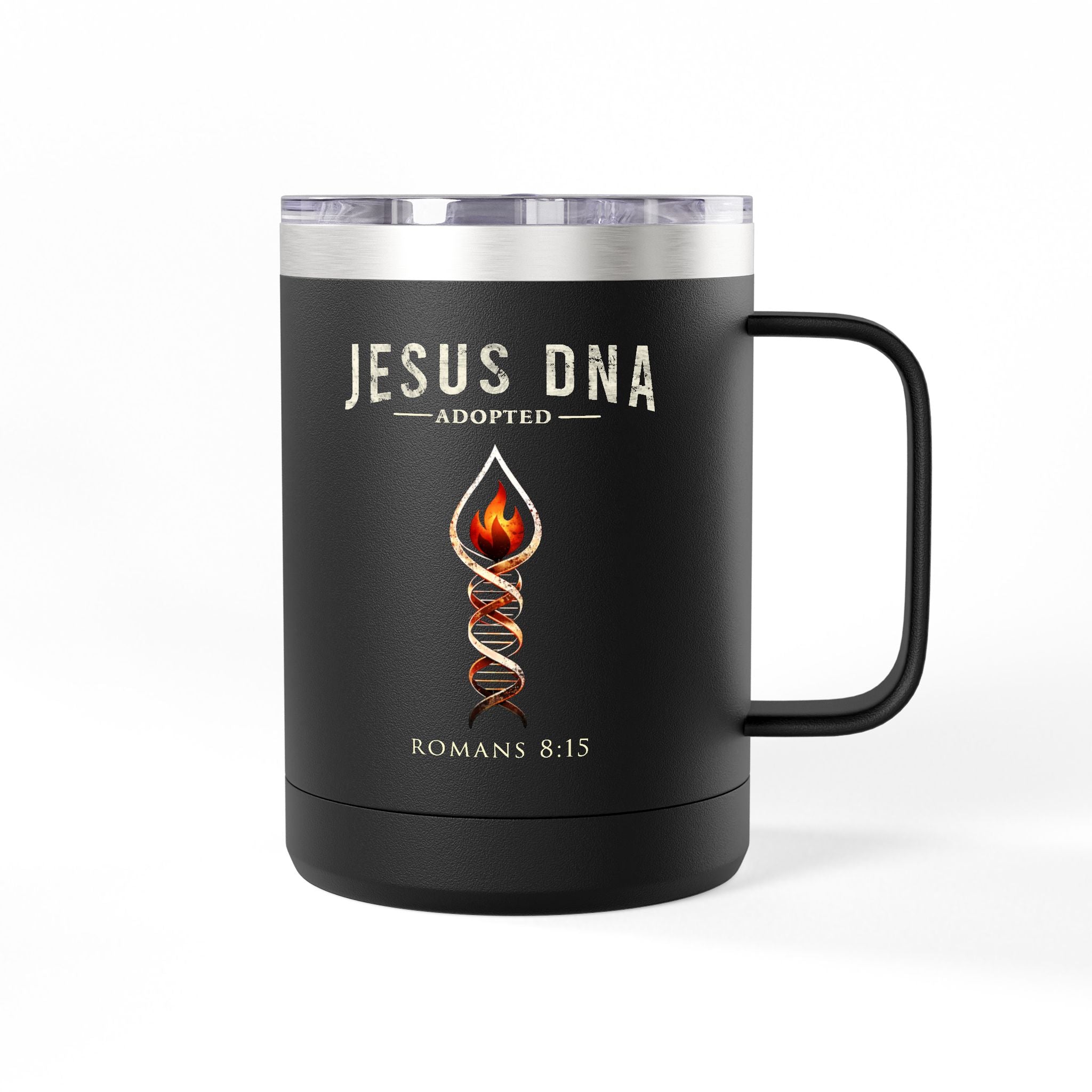 Jesus DNA | ADOPTED 15oz Insulated Mug | Romans 8:15