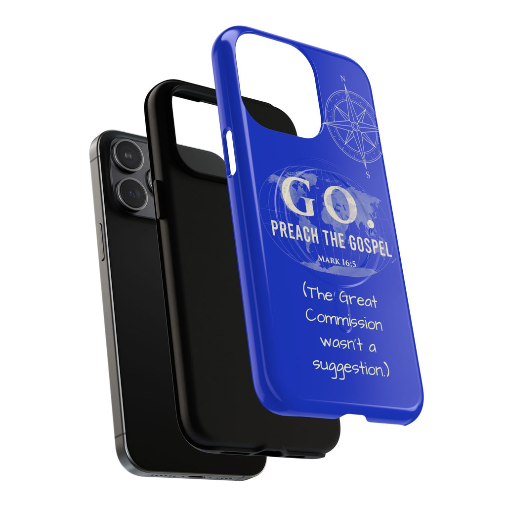 GO. Preach the Gospel MagSafe Phone Case – The Great Commission Collection