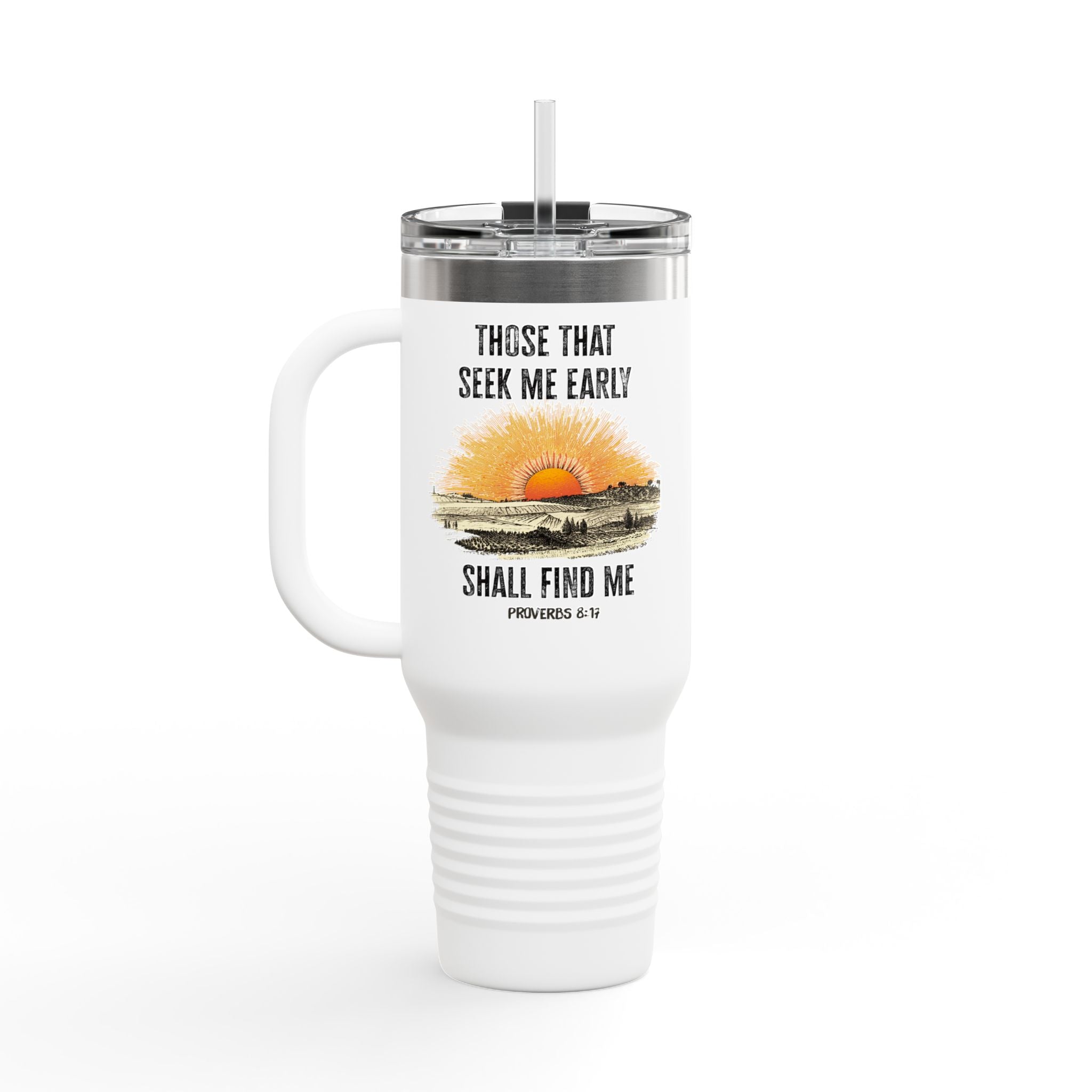 Seek Me Early Polar Camel Insulated Travel Mug, 40oz