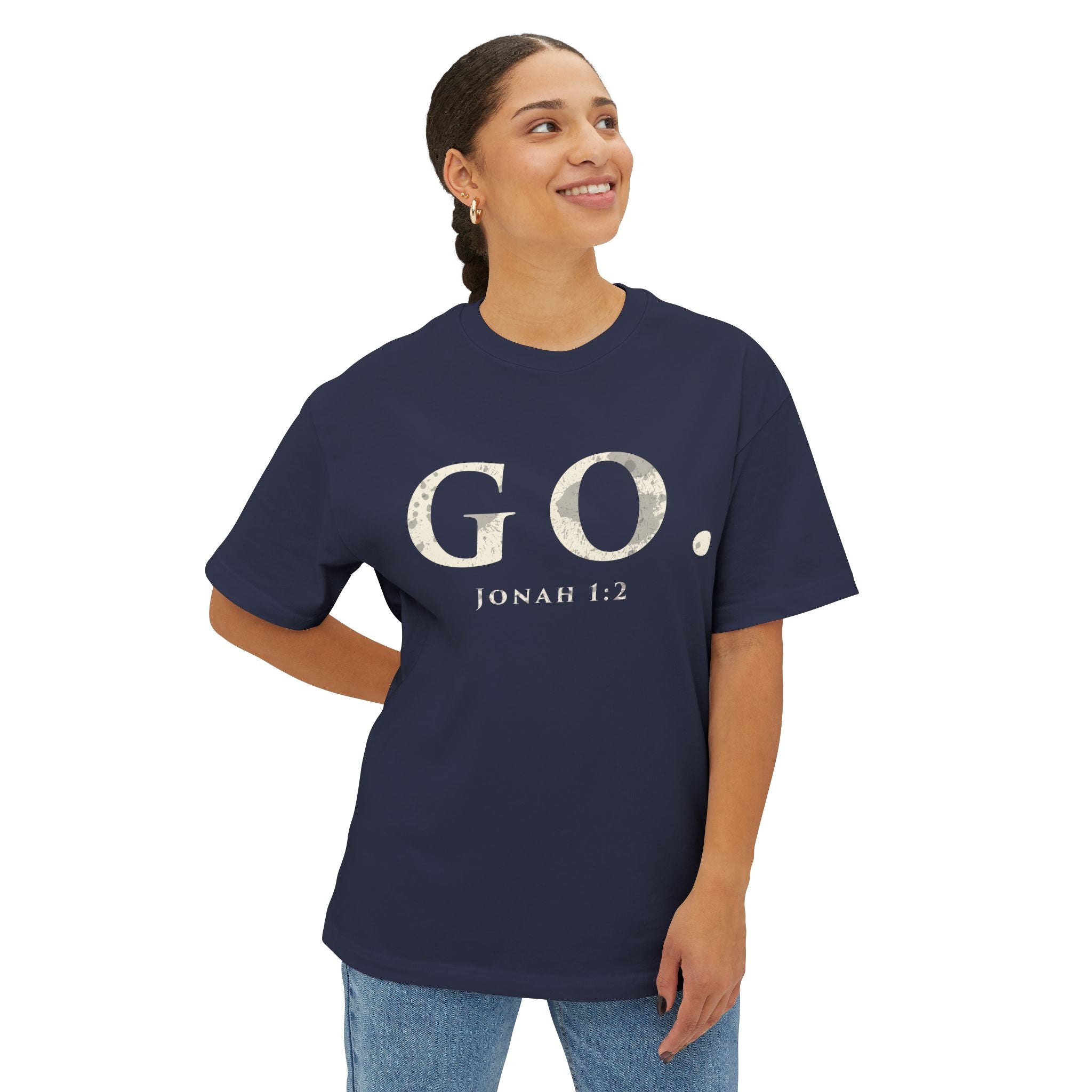 GO. Nineveh/Jacksonville Unisex Oversized Boxy Tee