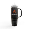 Fire & Truth Co. 40 oz Insulated Travel Mug – Black (Polar Camel)