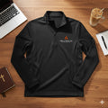 Fire + Truth Ladies Quarter-Zip Pullover | Sport-Tek LST357 Christian Apparel