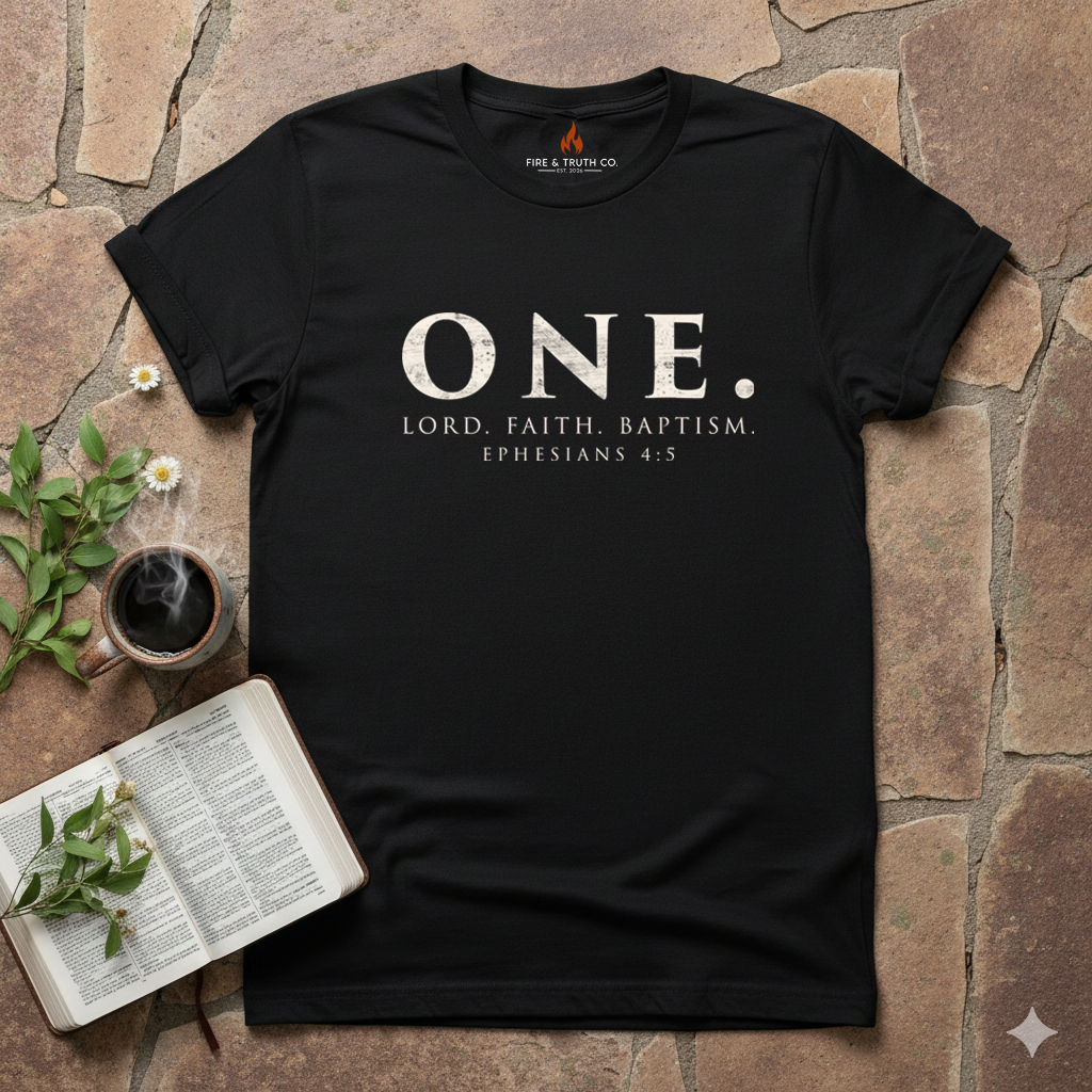 ONE. Ephesians 4:5 | Foundation Series Unisex Softstyle T-Shirt