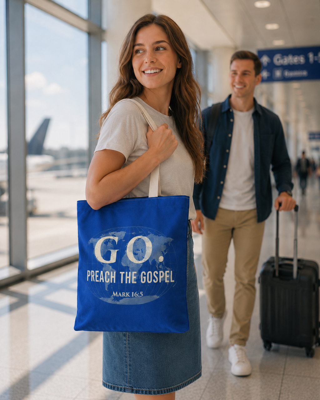 GO. Preach the Gospel Tote Bag – The Great Commission Collection