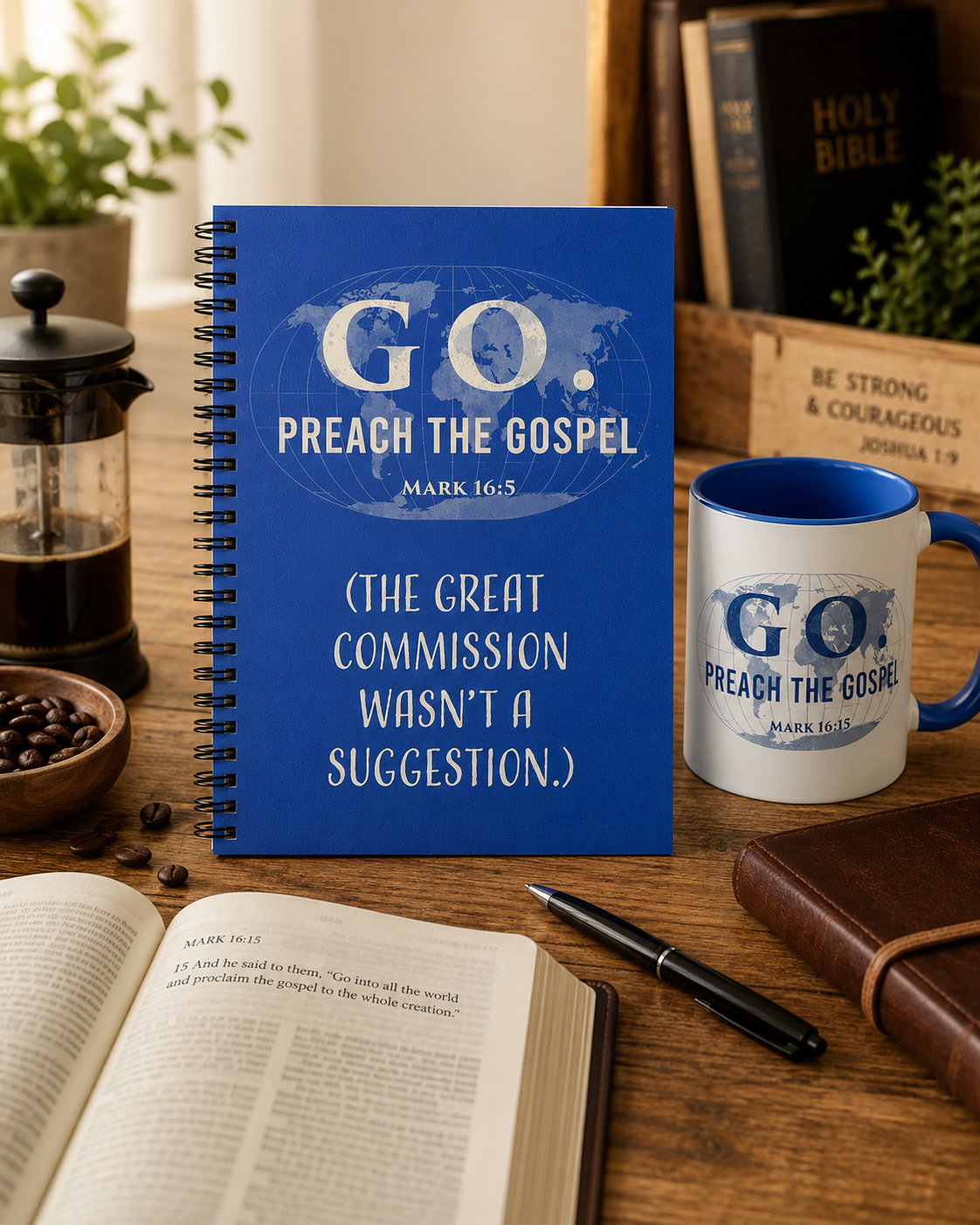 GO. Preach the Gospel Spiral Journal – The Great Commission Collection
