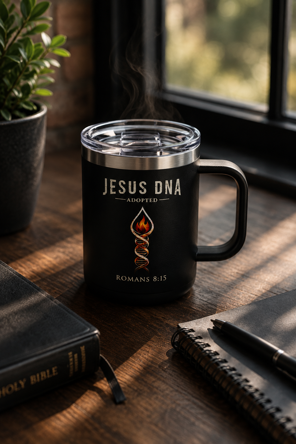 Jesus DNA | ADOPTED 15oz Insulated Mug | Romans 8:15