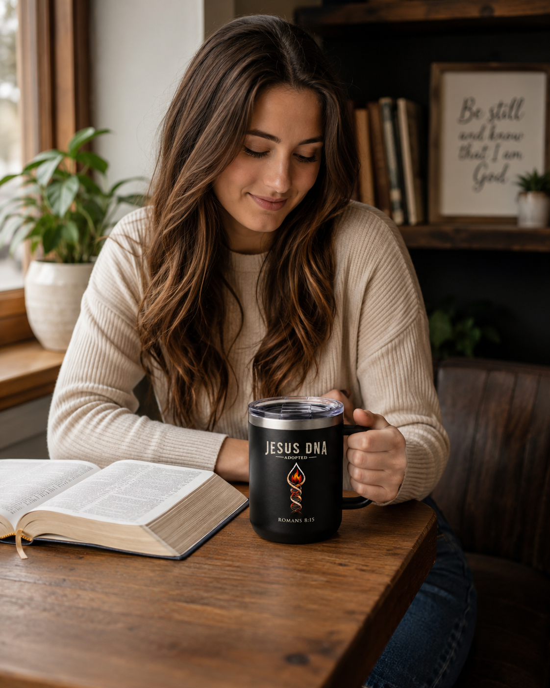 Jesus DNA | ADOPTED 15oz Insulated Mug | Romans 8:15