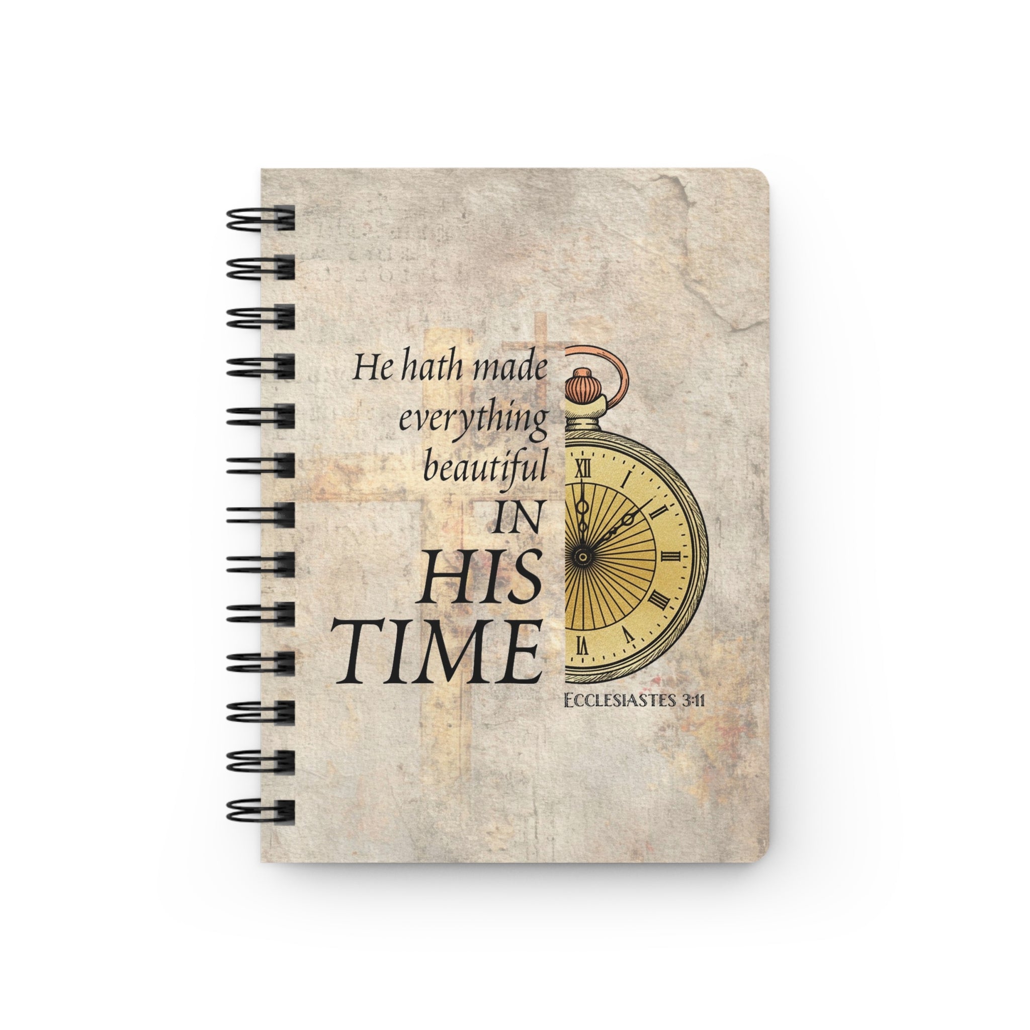In His Time Spiral Bound Journal