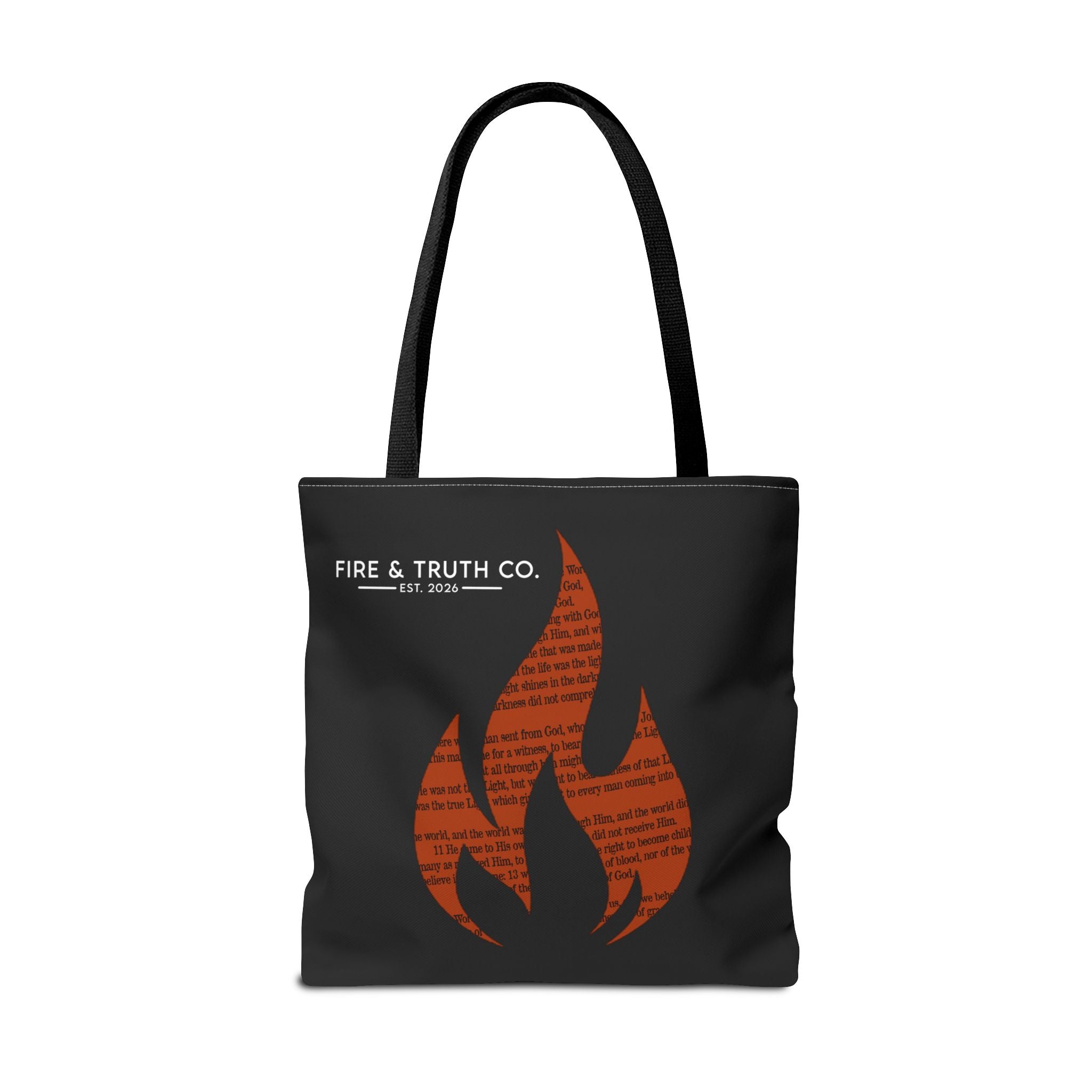 In the Beginning Was the Word Tote Bag – John 1:1 (Refining Fire)