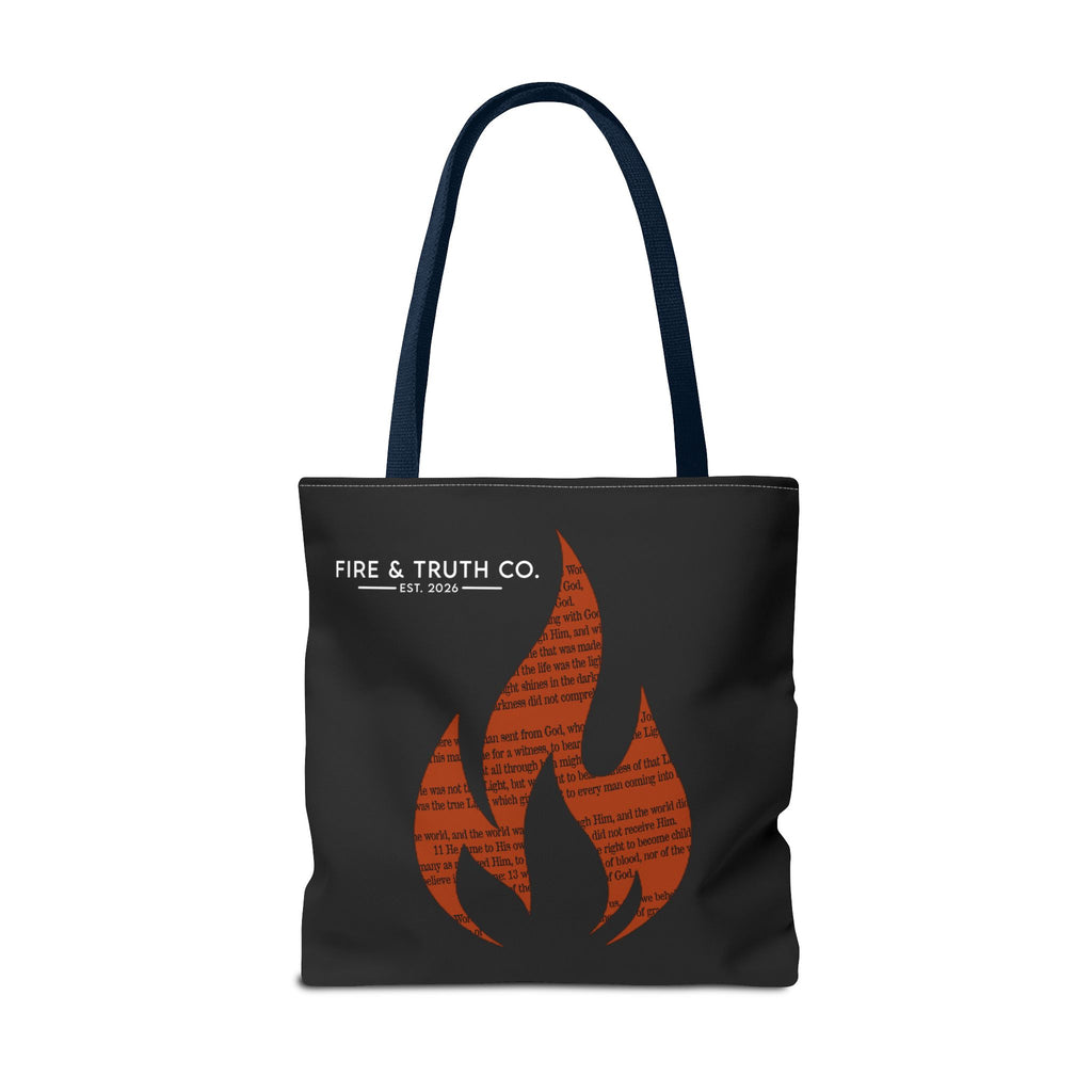 In the Beginning Was the Word Tote Bag – John 1:1 (Refining Fire)