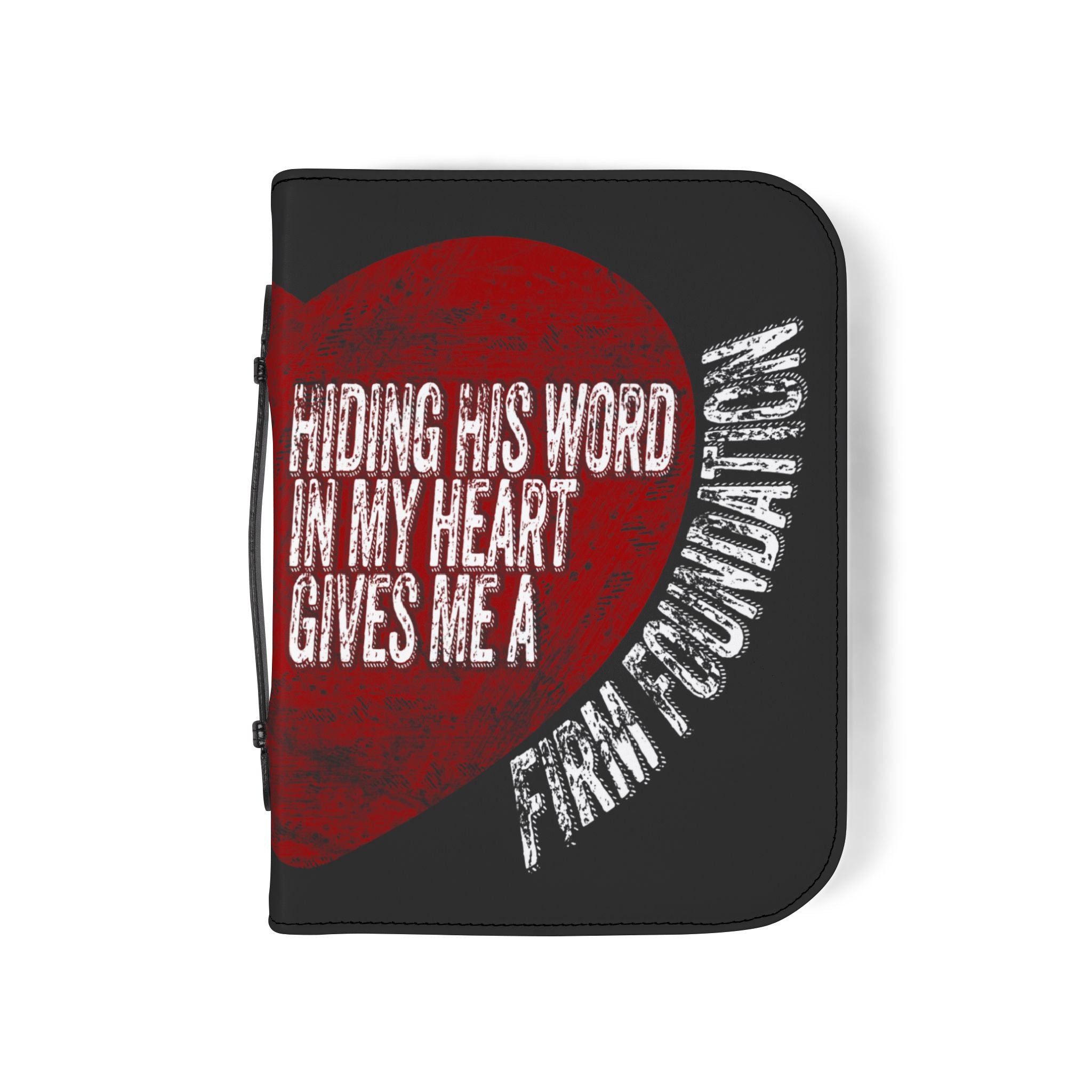 Fire & Truth Co. Firm Foundation Bible Cover – Hiding His Word (Psalm 119:11)