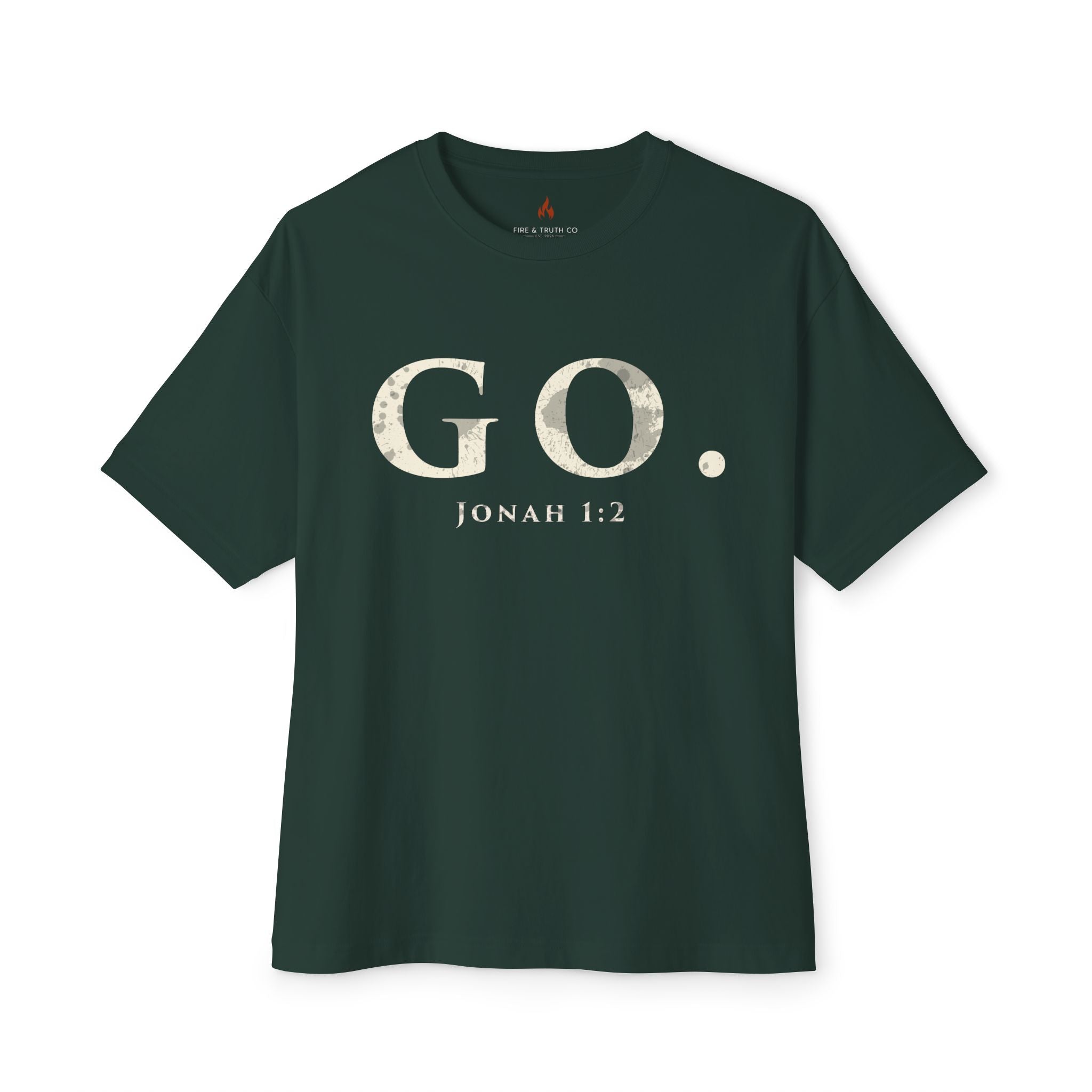 GO. Nineveh/Jacksonville Unisex Oversized Boxy Tee