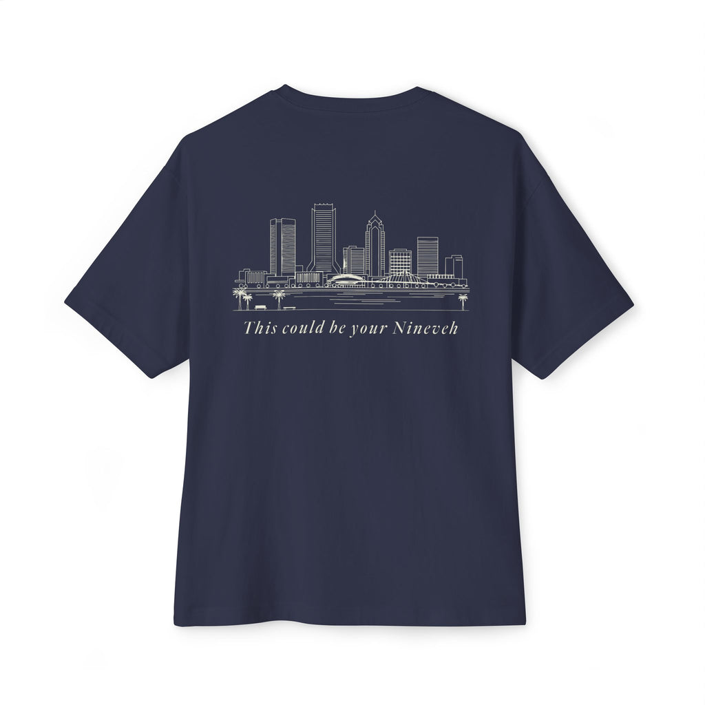 GO. Nineveh/Jacksonville Unisex Oversized Boxy Tee