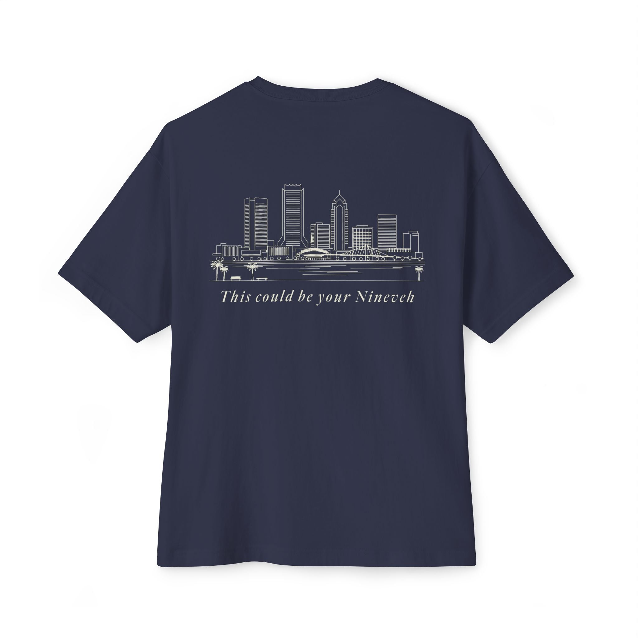 GO. Nineveh/Jacksonville Unisex Oversized Boxy Tee