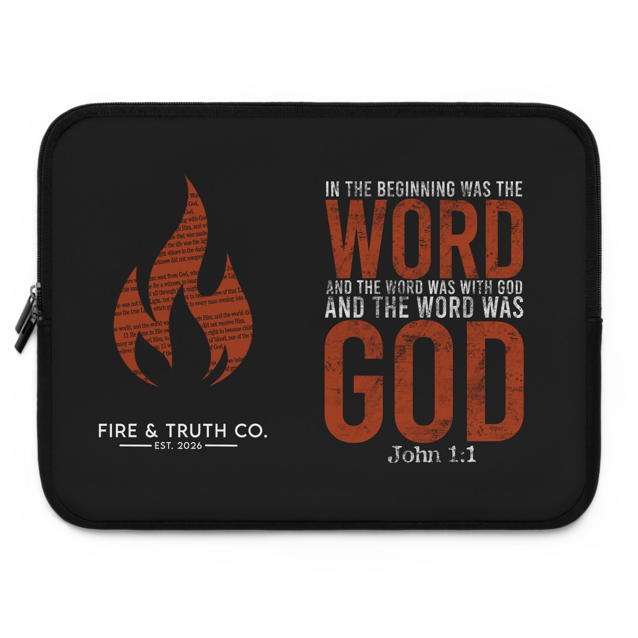 In the Beginning Was the Word--John 1:1 Laptop Sleeve