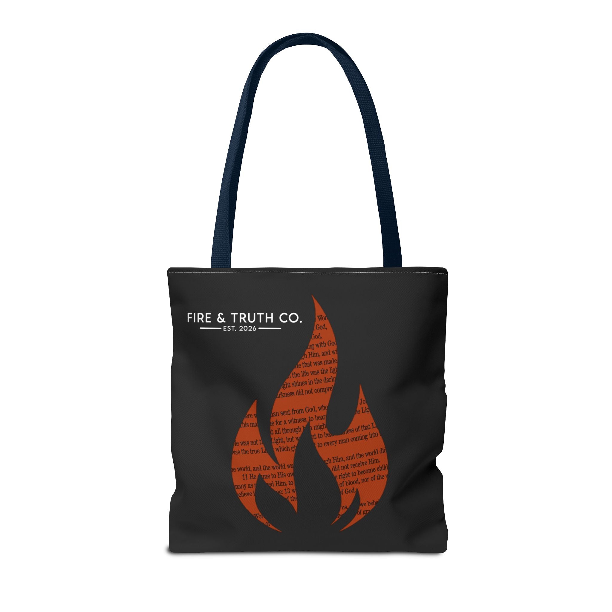 In the Beginning Was the Word Tote Bag – John 1:1 (Refining Fire)