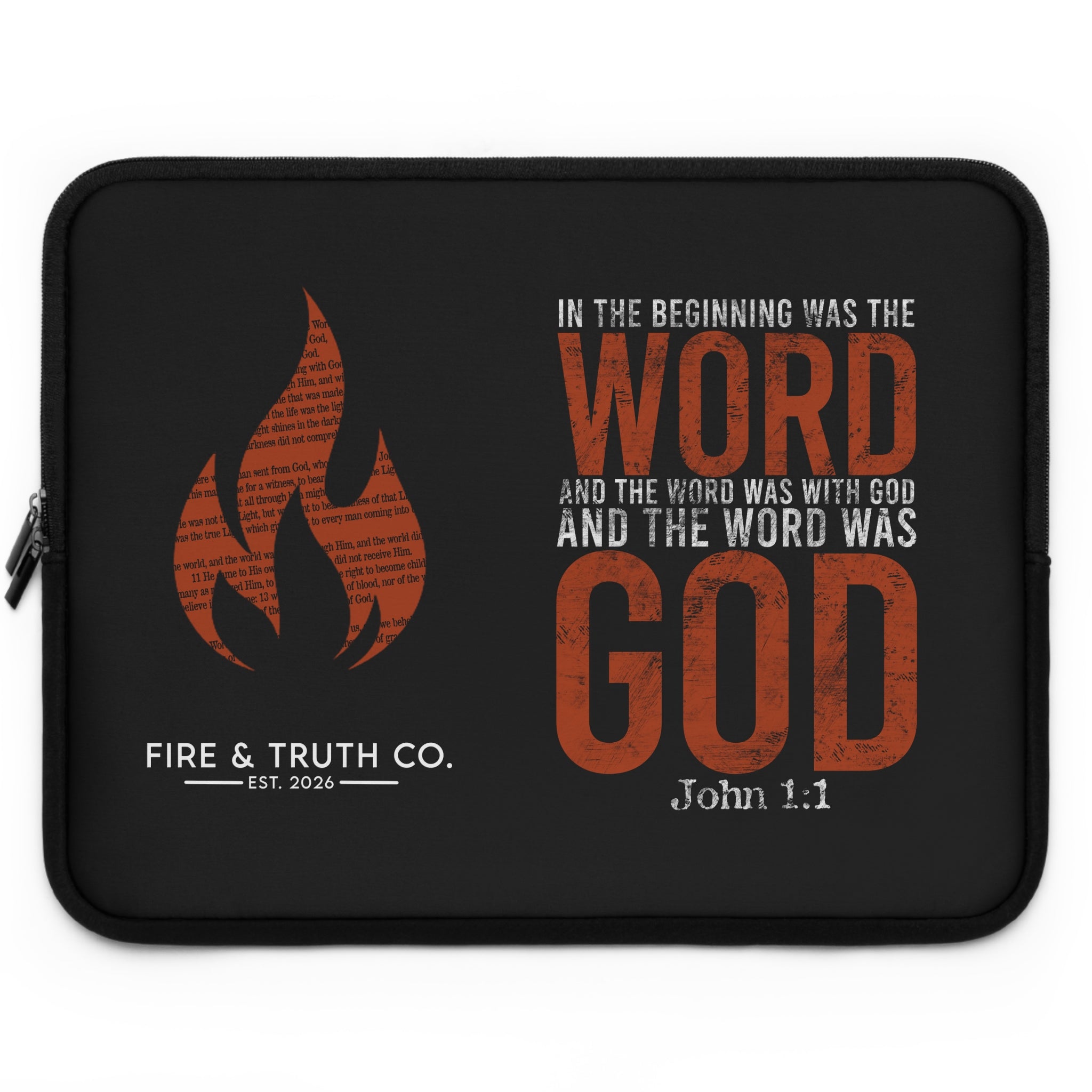 In the Beginning Was the Word--John 1:1 Laptop Sleeve
