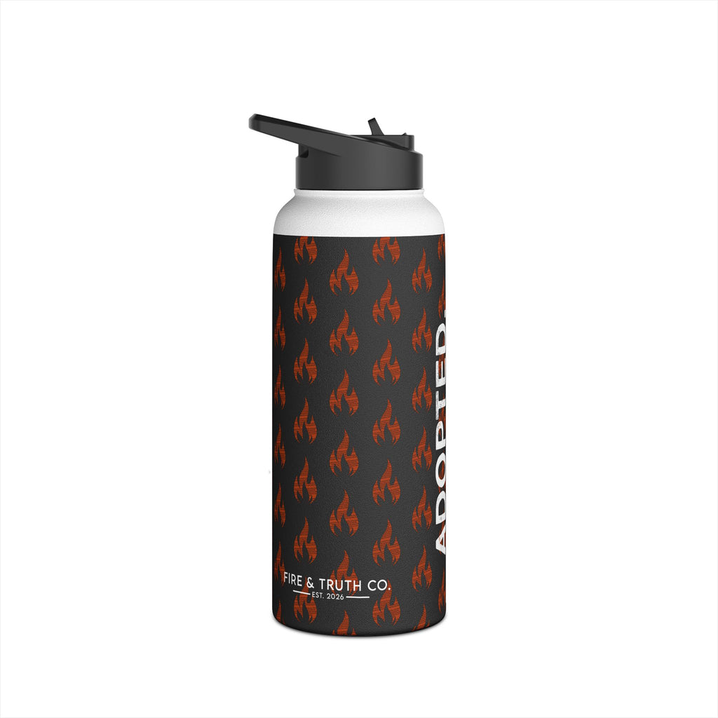 ADOPTED Stainless Steel Water Bottle | Romans 8:15 | Jesus DNA Collection