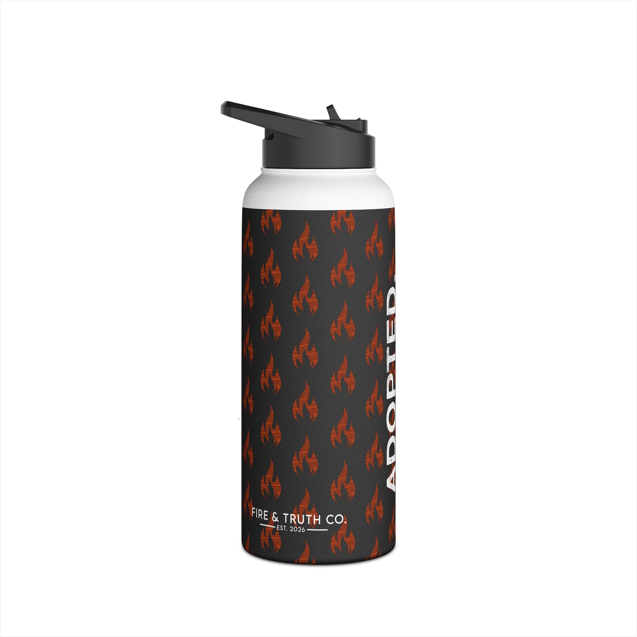 ADOPTED Stainless Steel Water Bottle | Romans 8:15 | Jesus DNA Collection