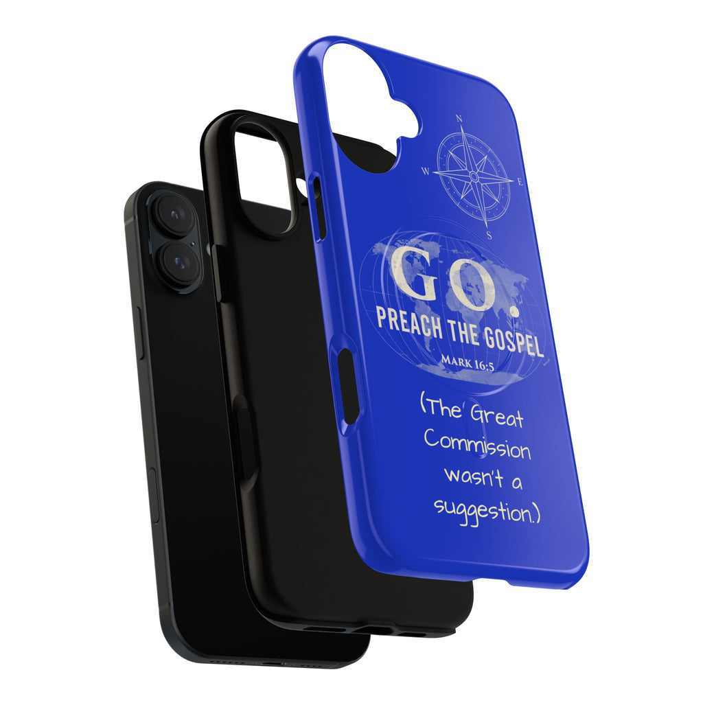 GO. Preach the Gospel MagSafe Phone Case – The Great Commission Collection