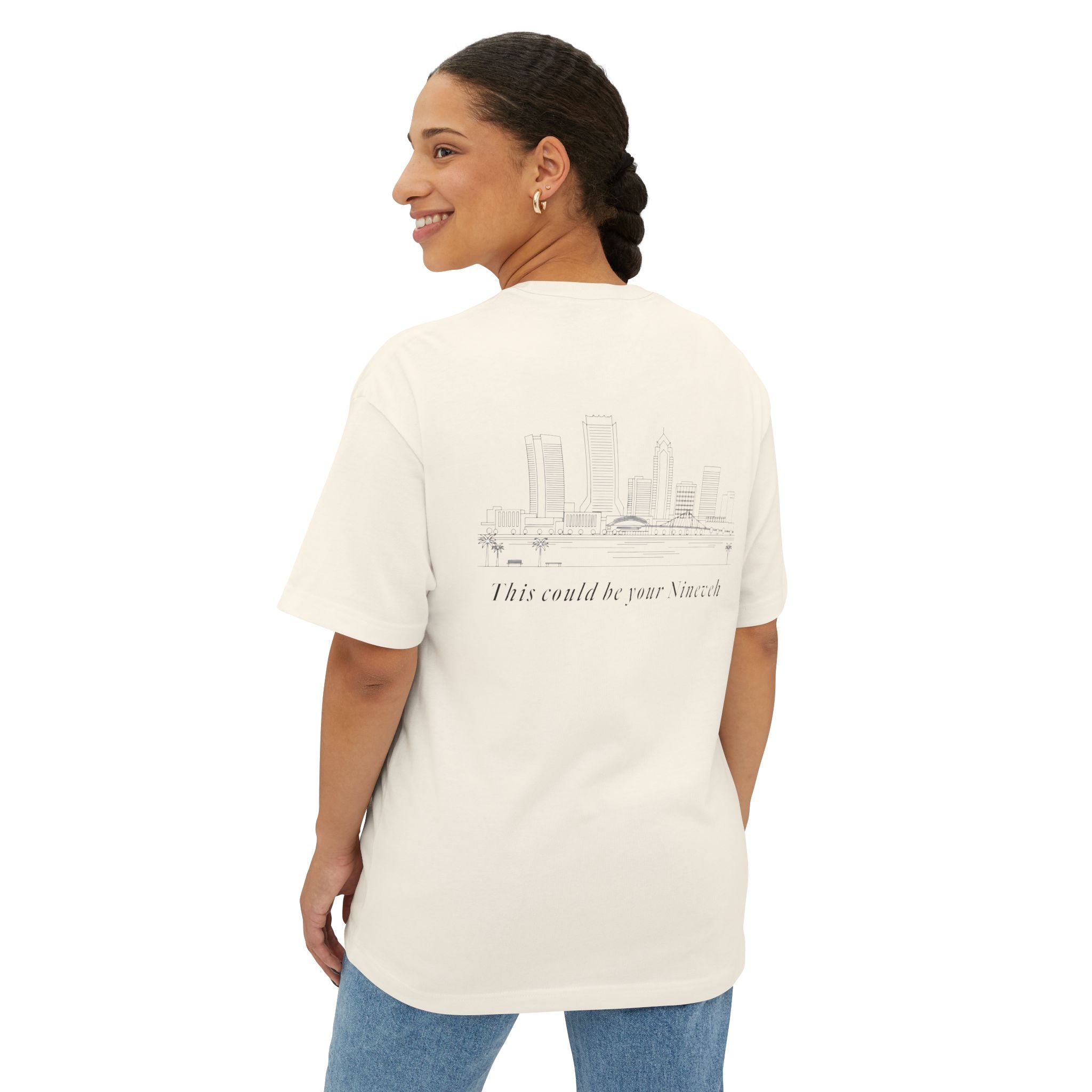 GO. Nineveh/Jacksonville Unisex Oversized Boxy Tee