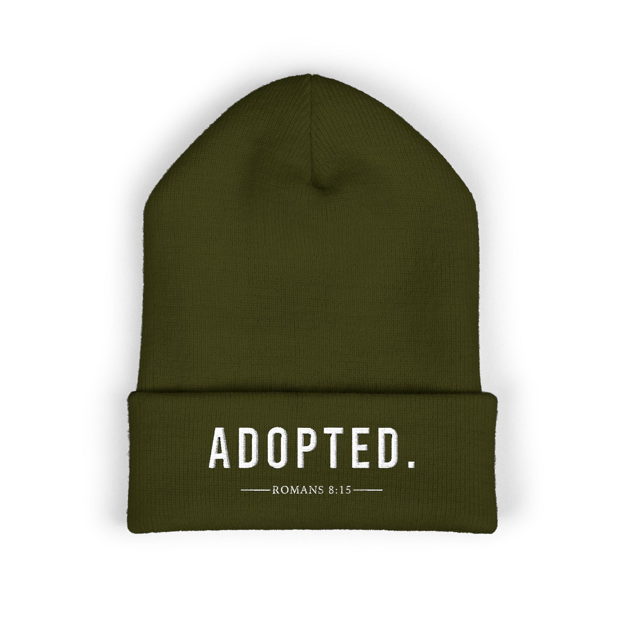 ADOPTED Classic Cuffed Beanie (Embroidery)