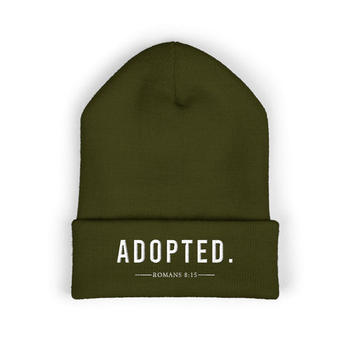 ADOPTED Classic Cuffed Beanie (Embroidery)